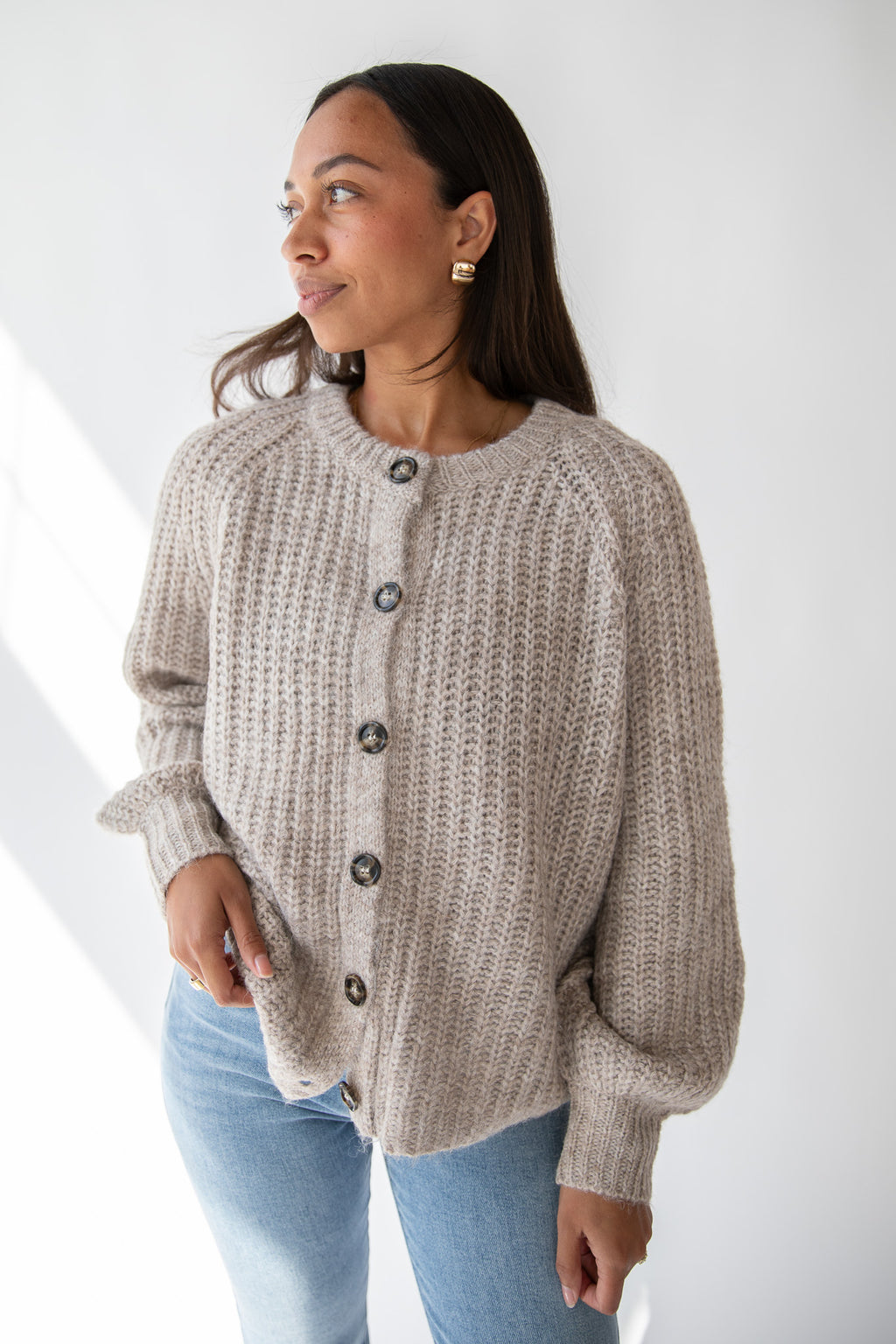 MOONRISING ROUND NECK CARDIGAN