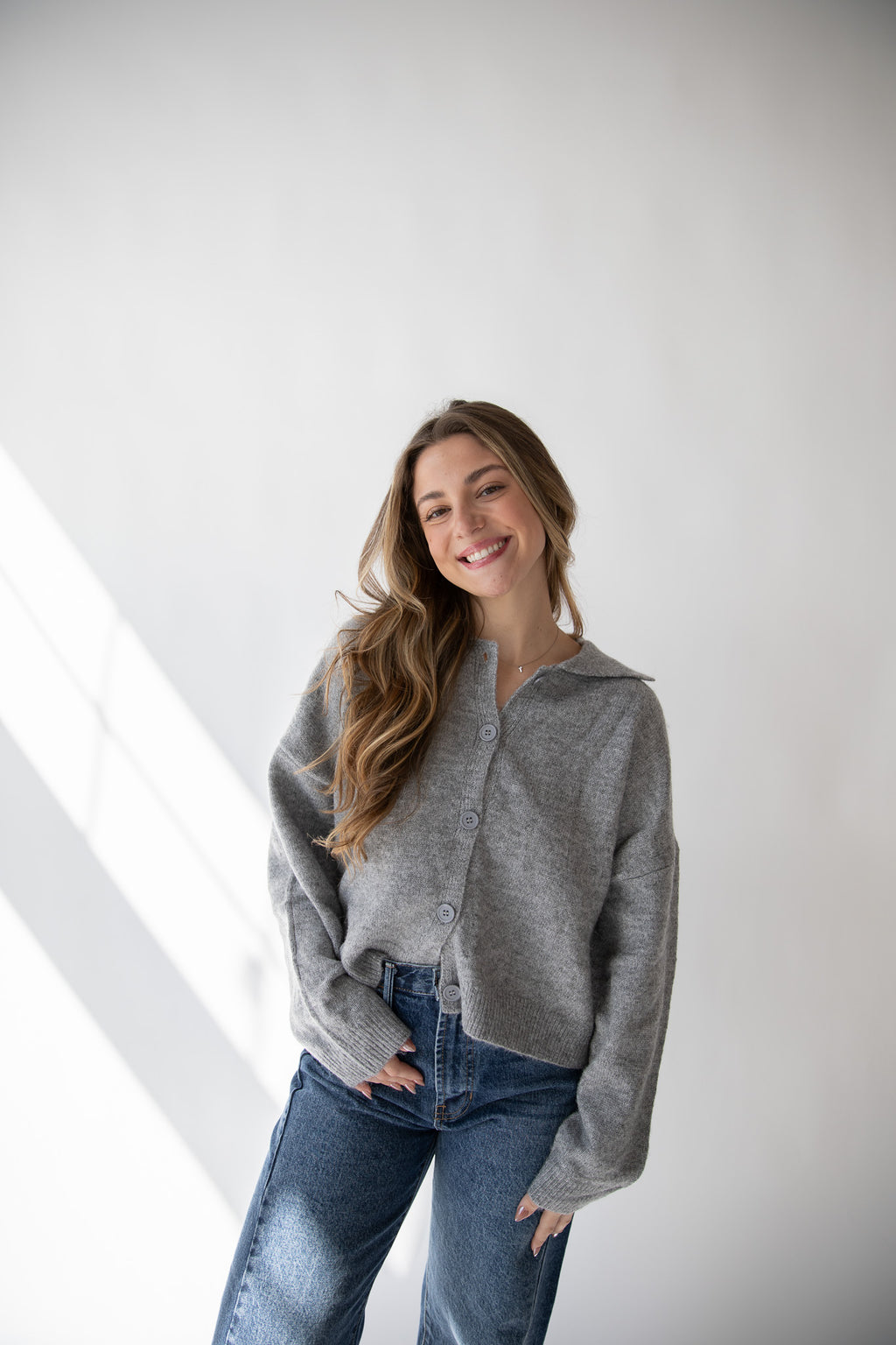 MIRANDA COLLARED CARDIGAN