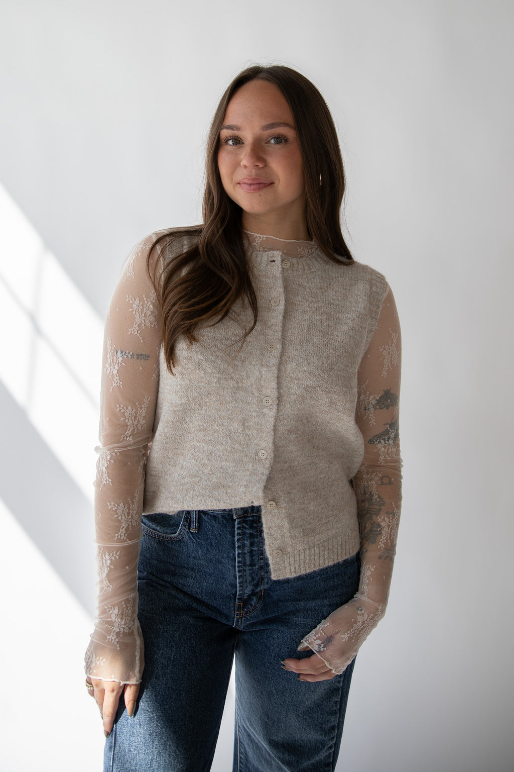 SABRINA BOXY KNIT VEST