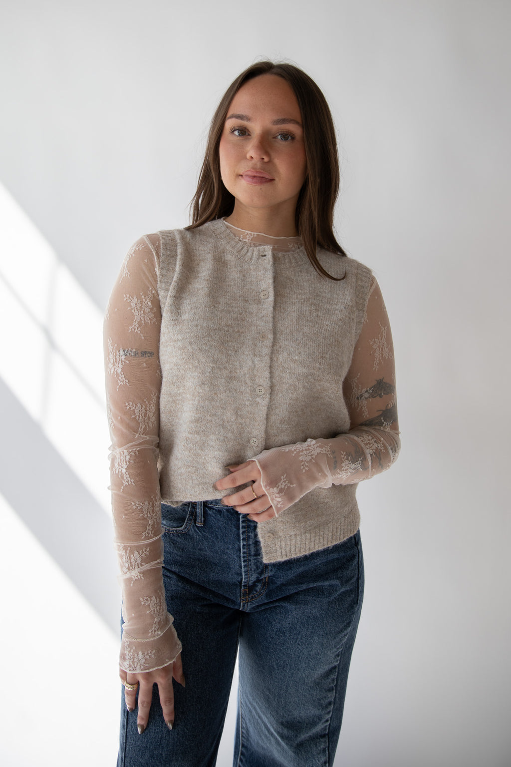 SABRINA BOXY KNIT VEST