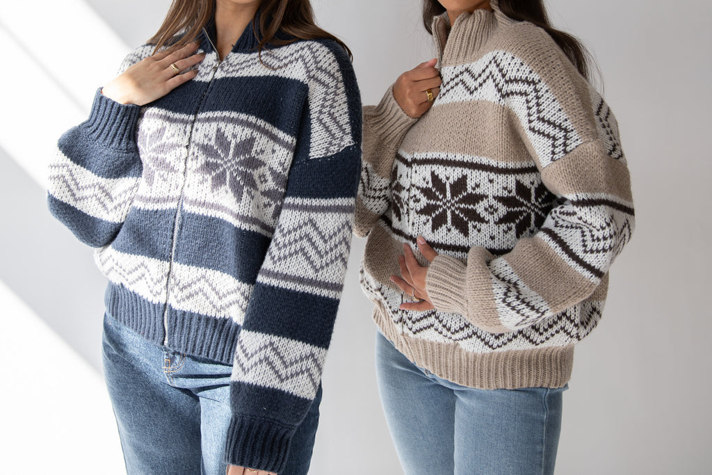 FAIRISLE SWEATER JACKET
