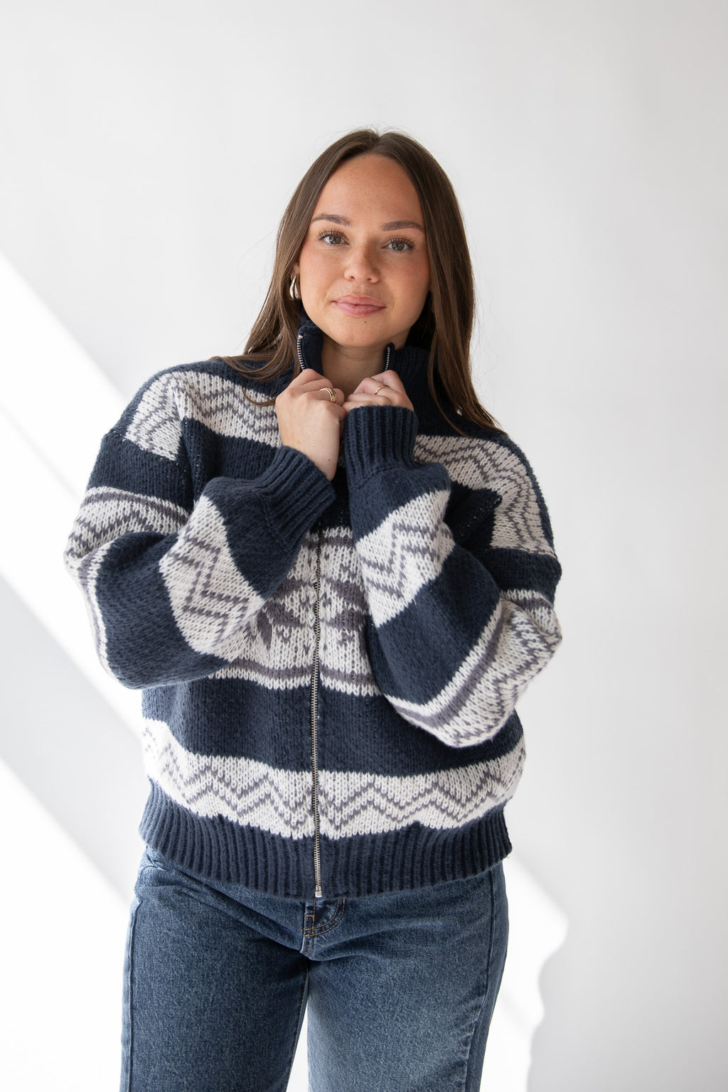 FAIRISLE SWEATER JACKET