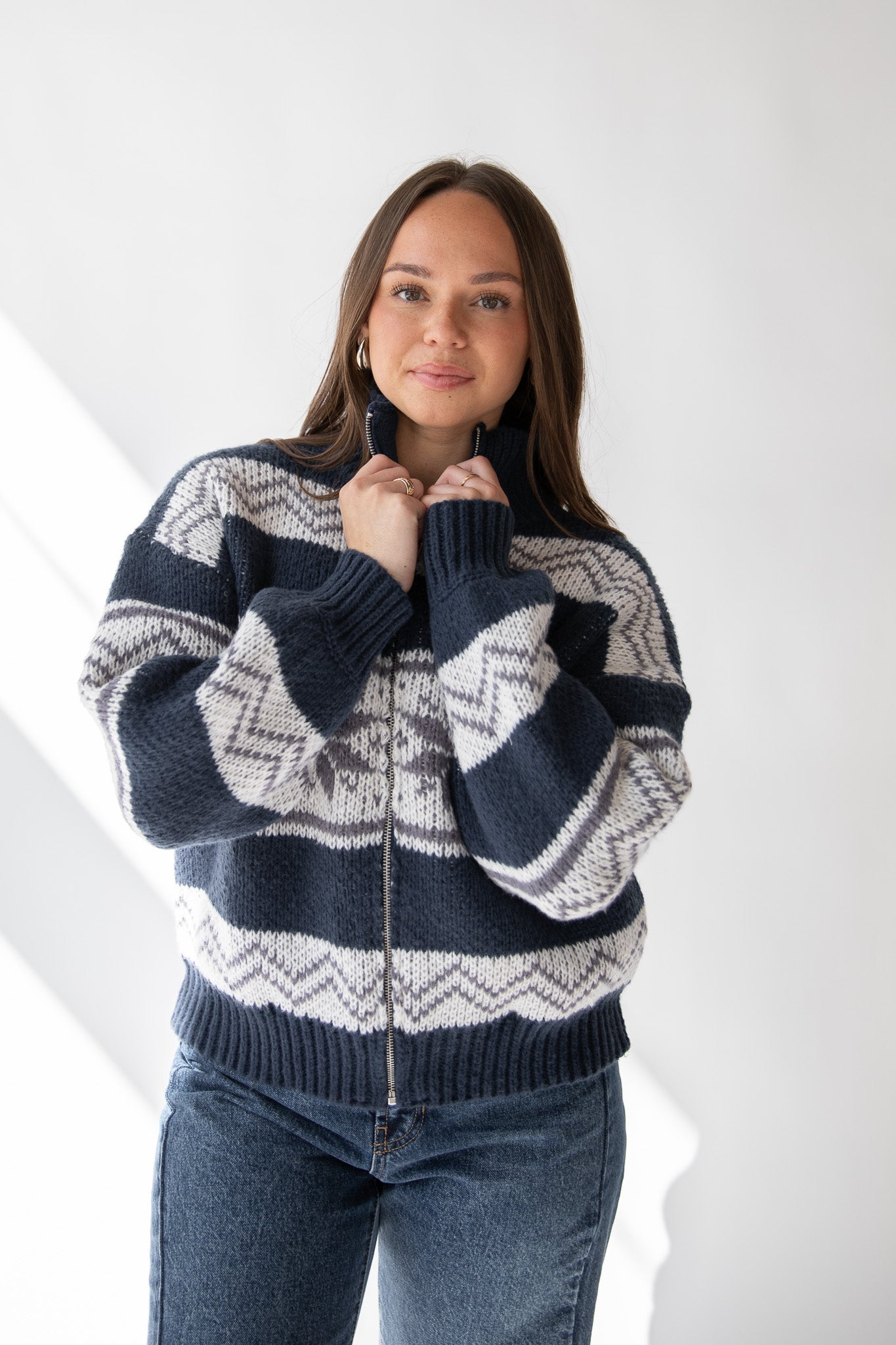 FAIRISLE SWEATER JACKET