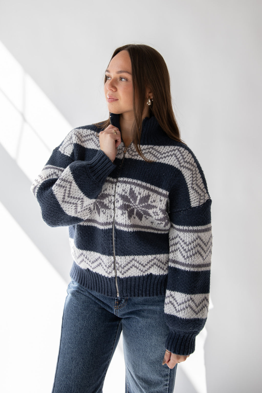 FAIRISLE SWEATER JACKET