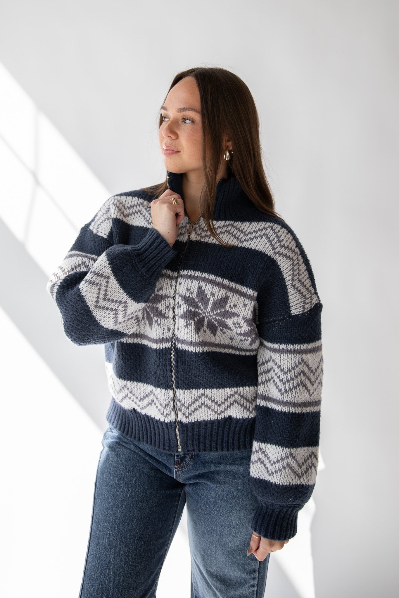 FAIRISLE SWEATER JACKET