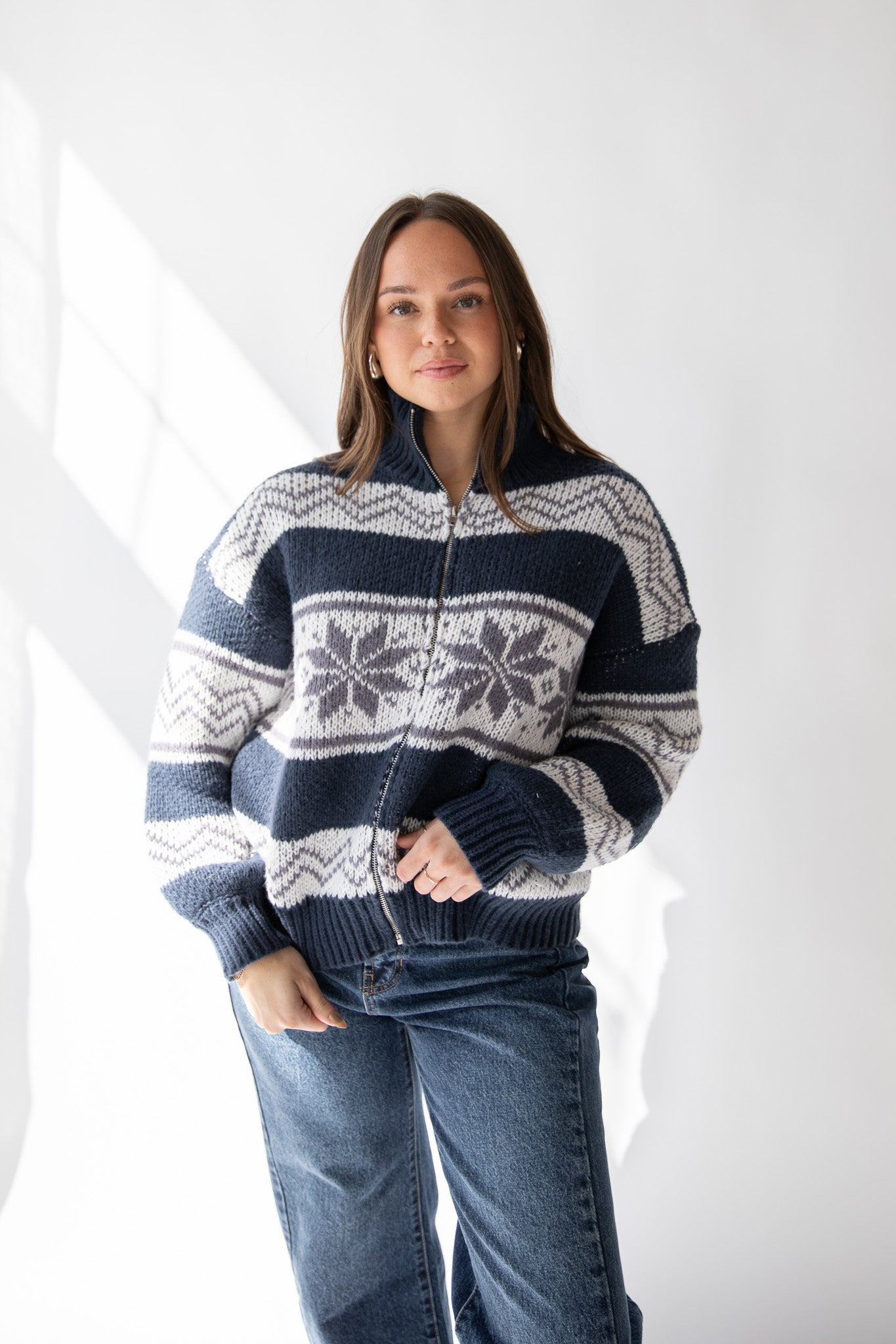 FAIRISLE SWEATER JACKET
