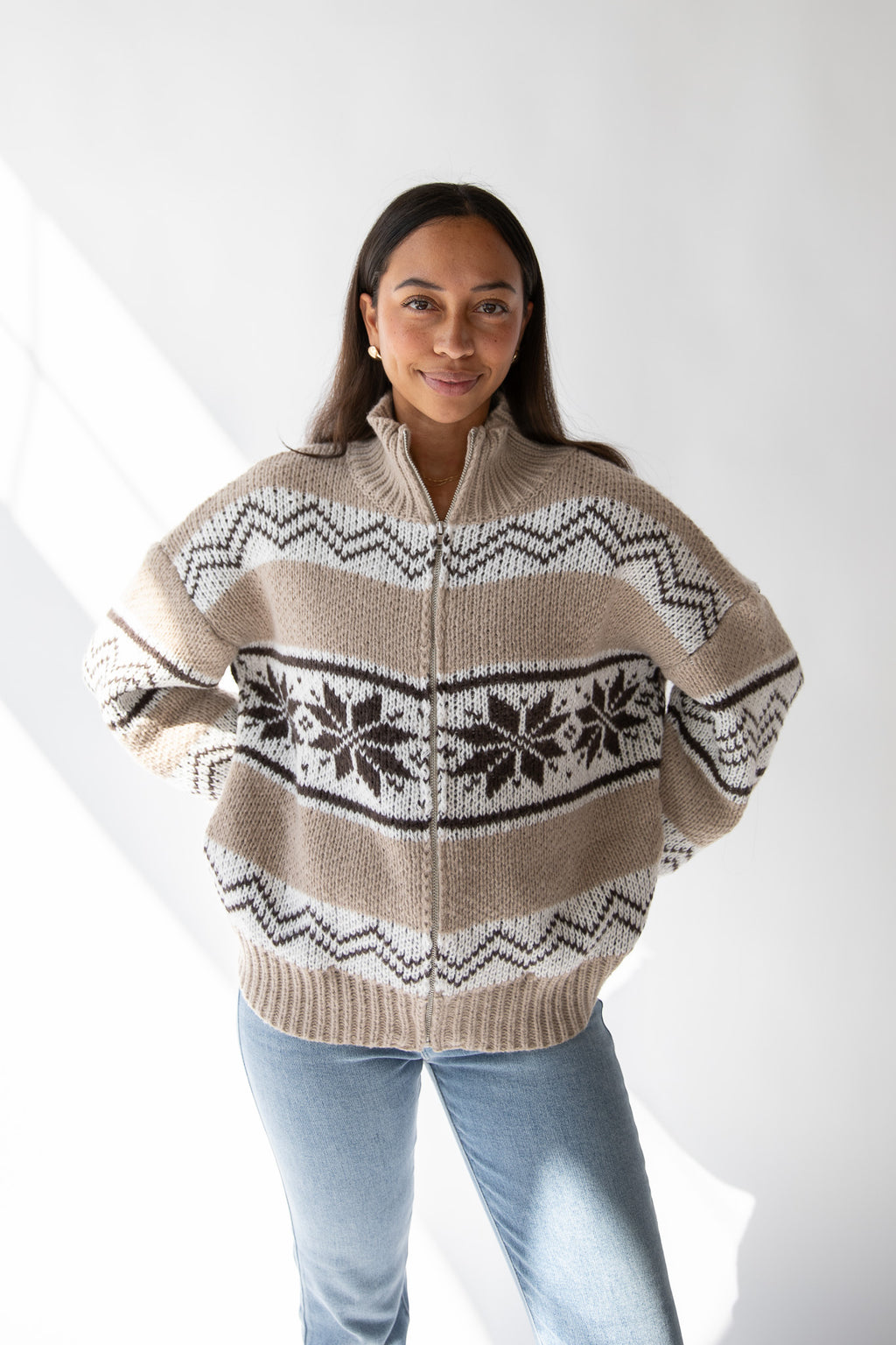 FAIRISLE SWEATER JACKET