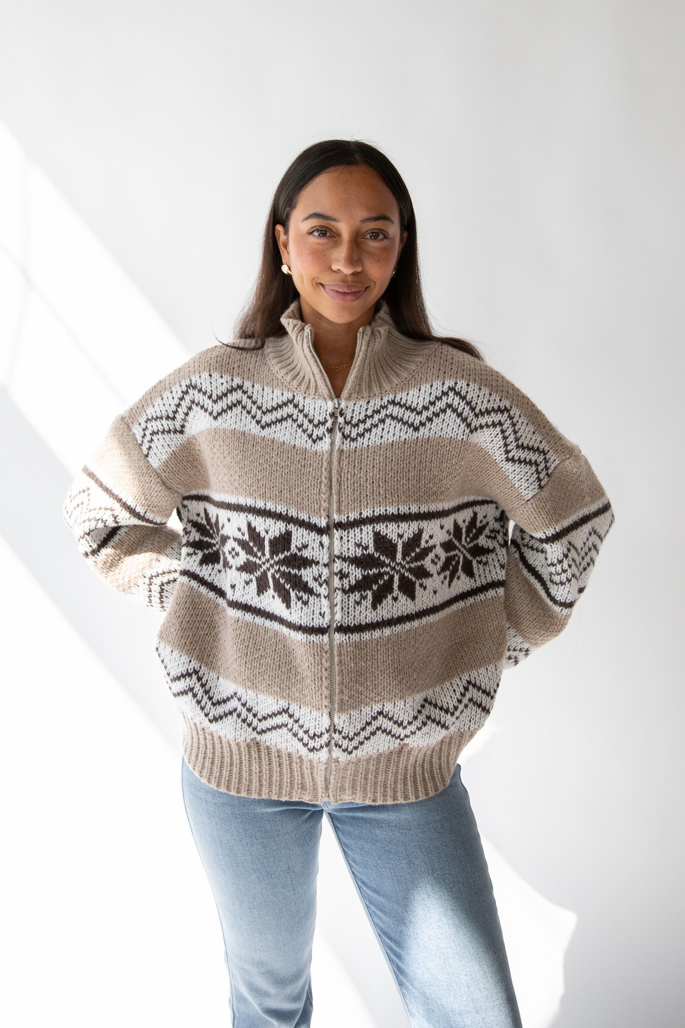 FAIRISLE SWEATER JACKET