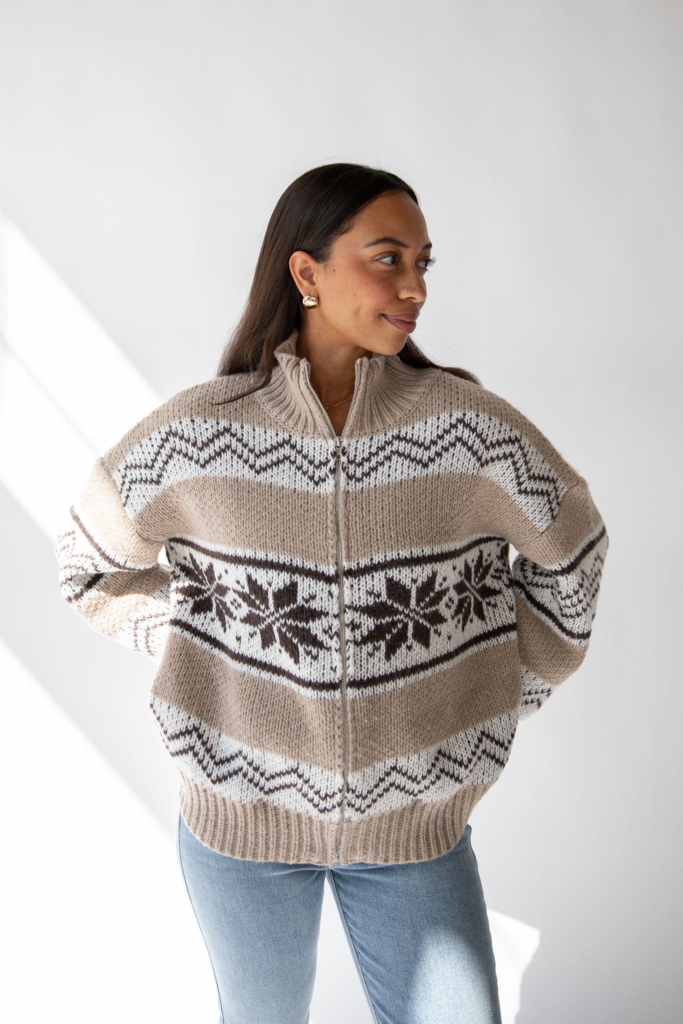 FAIRISLE SWEATER JACKET