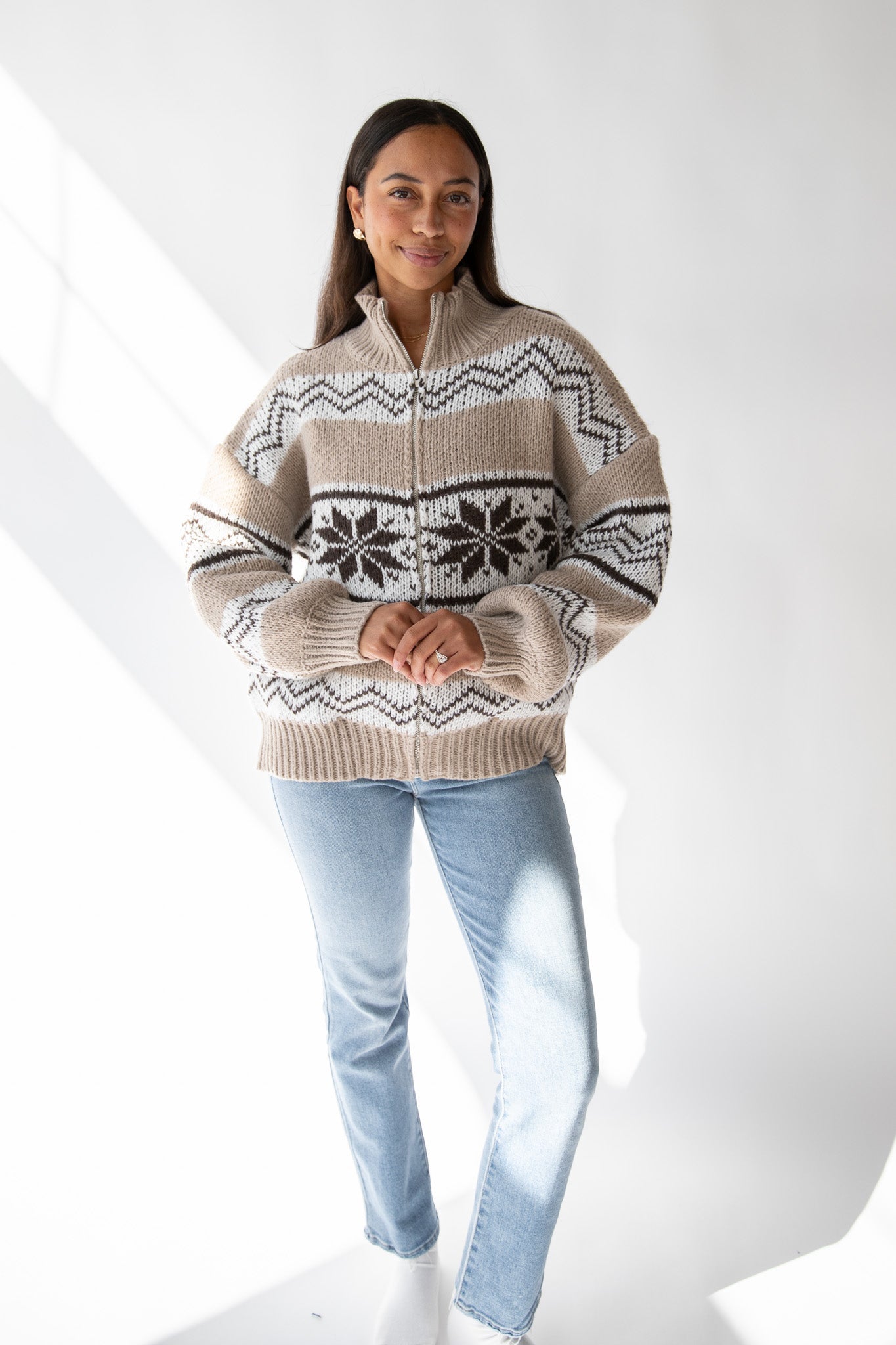 FAIRISLE SWEATER JACKET