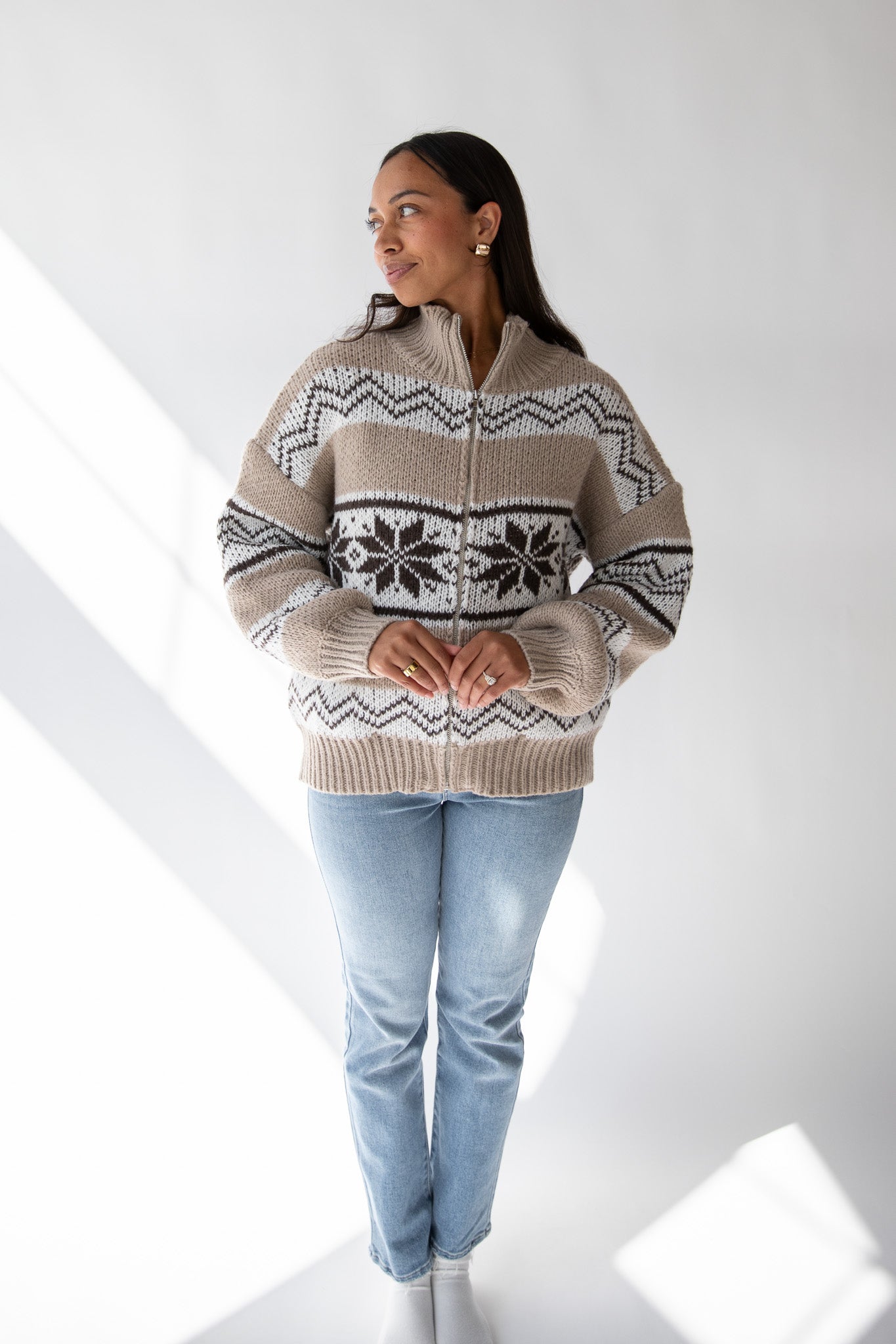FAIRISLE SWEATER JACKET