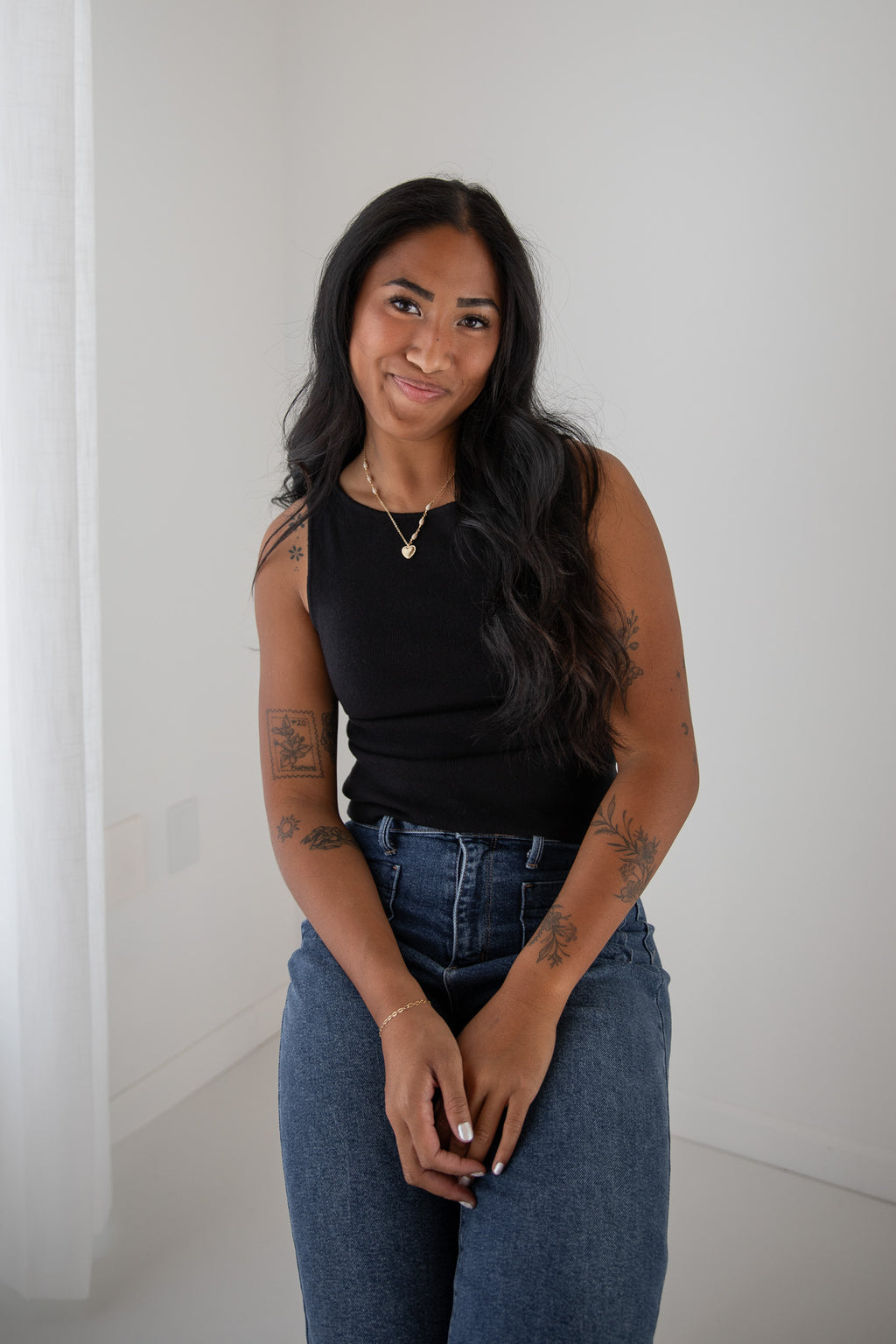 BRYN BOATNECK SWEATER TANK