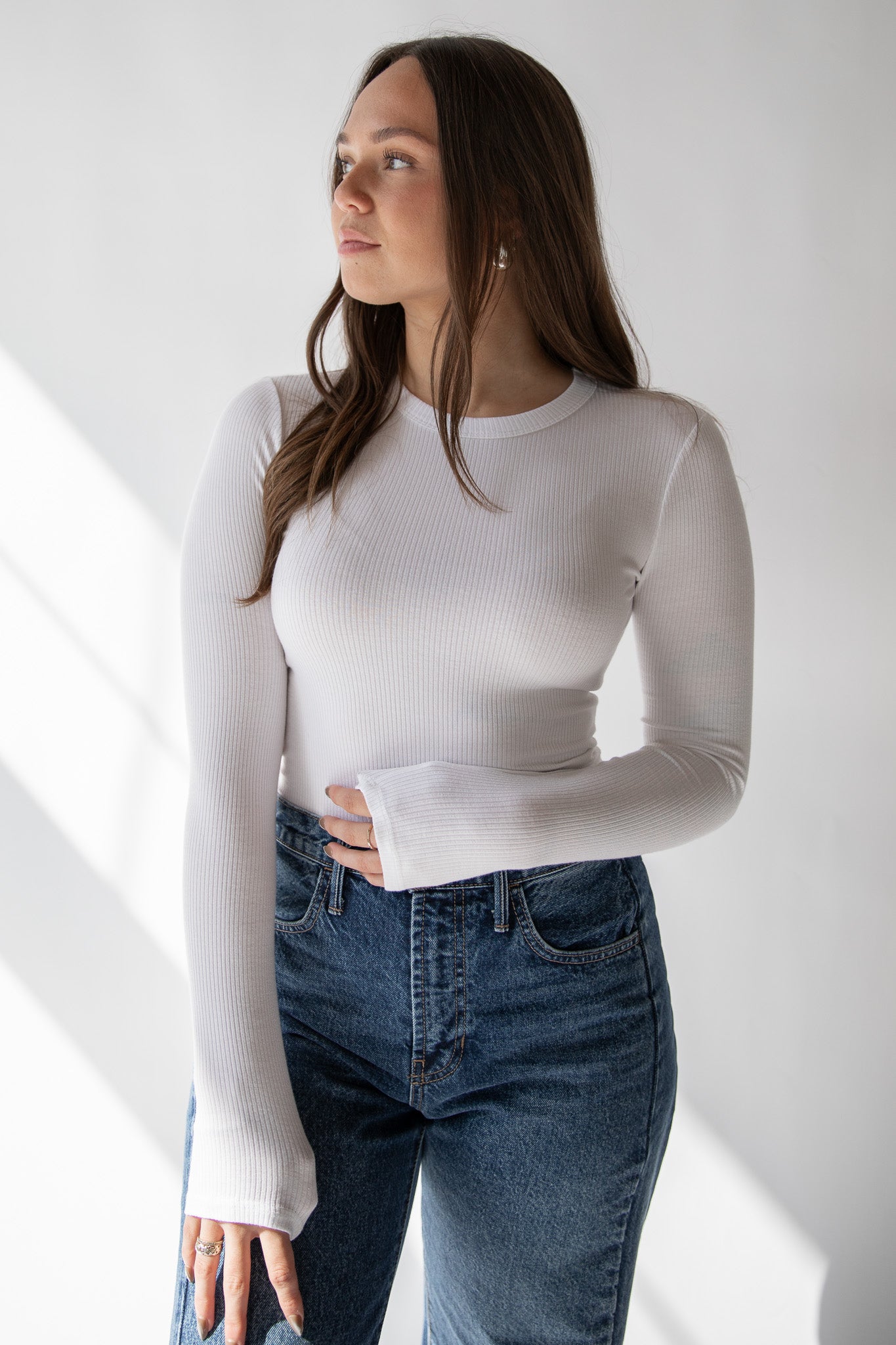 ESSENTIAL RIBBED LONGSLEEVE