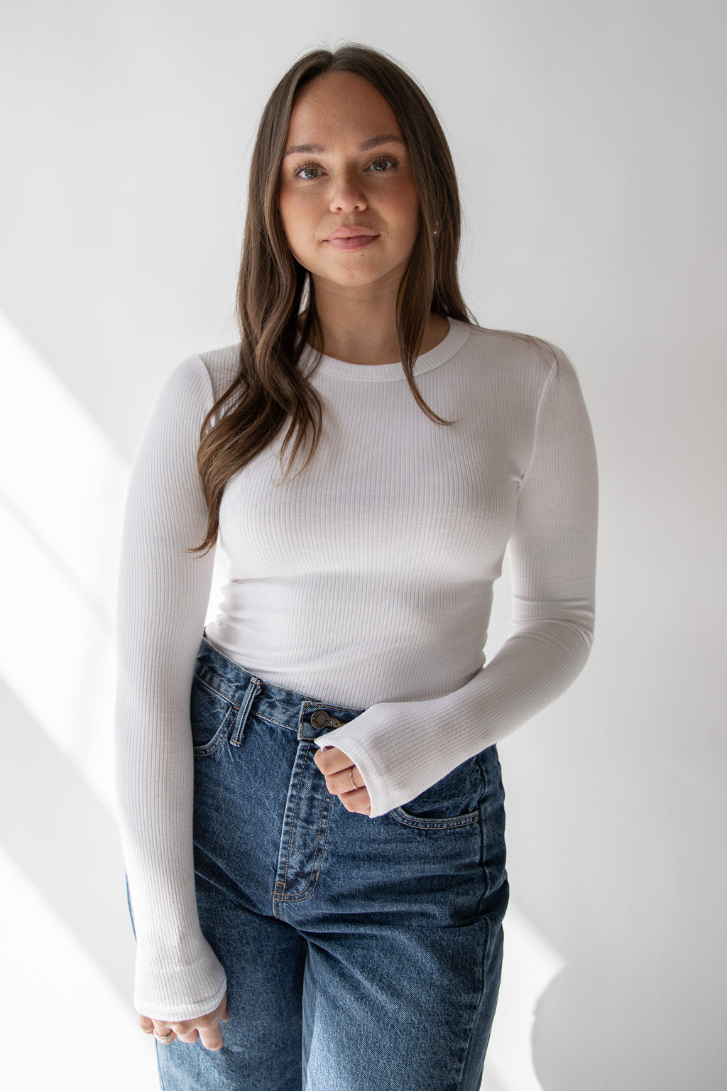 ESSENTIAL RIBBED LONGSLEEVE