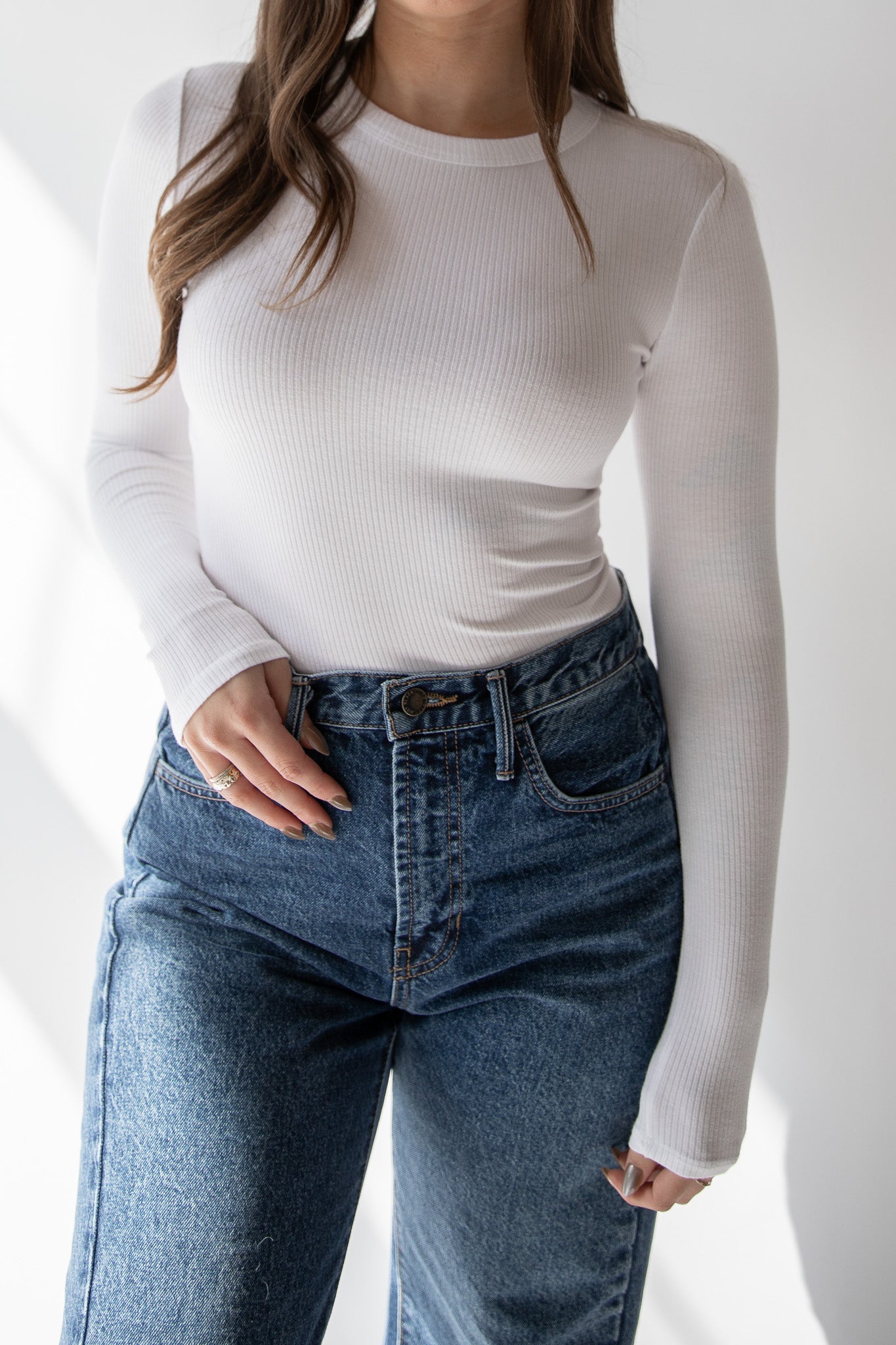 ESSENTIAL RIBBED LONGSLEEVE