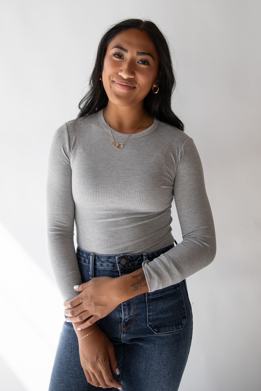 ESSENTIAL RIBBED LONGSLEEVE