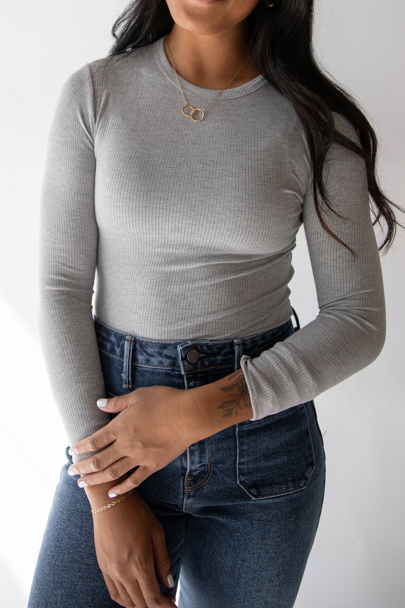 ESSENTIAL RIBBED LONGSLEEVE