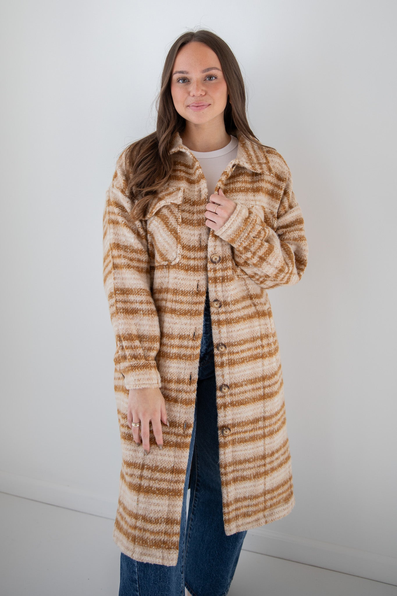 BLEACHER NIGHT FLANNEL SHACKET