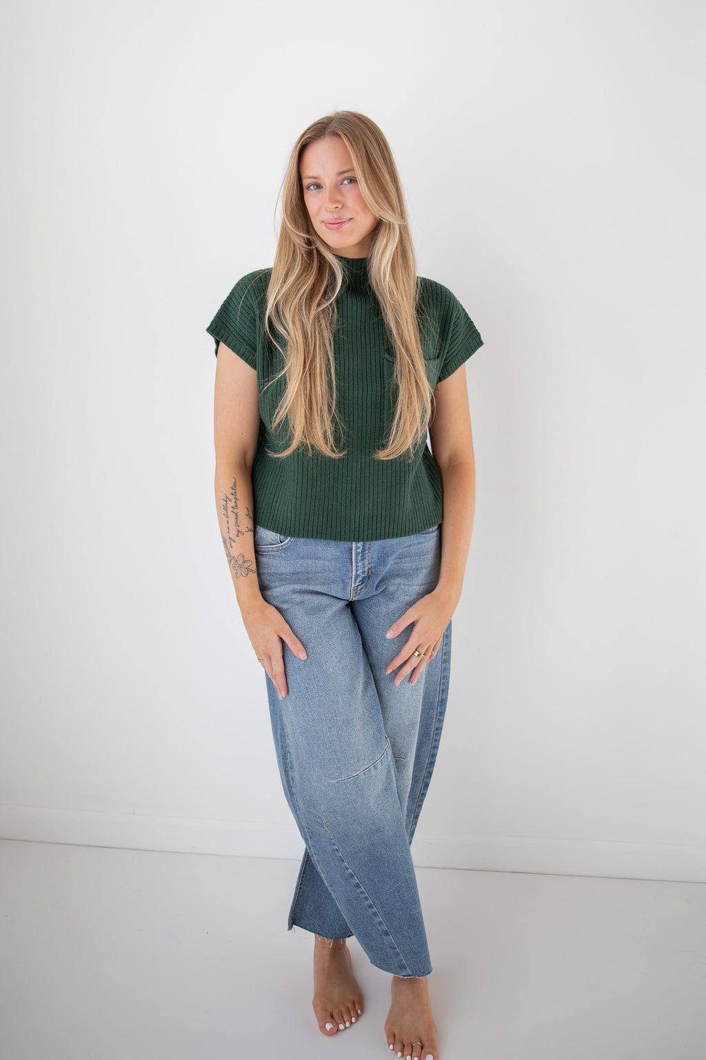 VERONICA POCKET SWEATER TOP