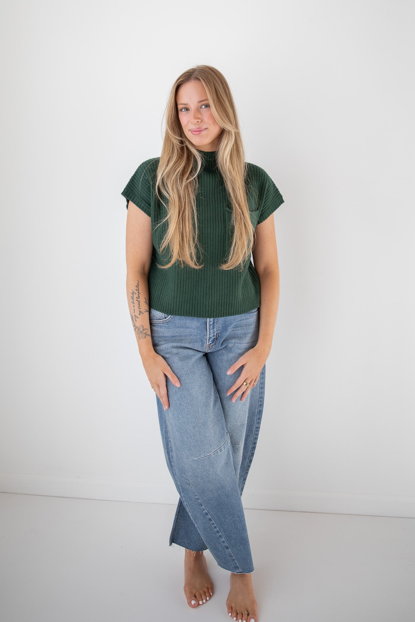 VERONICA POCKET SWEATER TOP