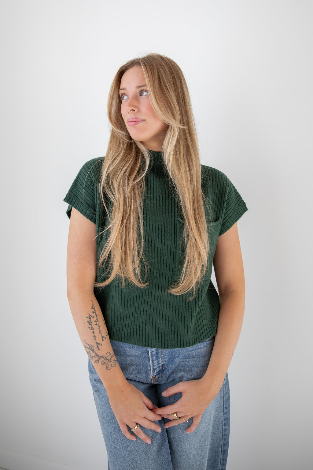 VERONICA POCKET SWEATER TOP