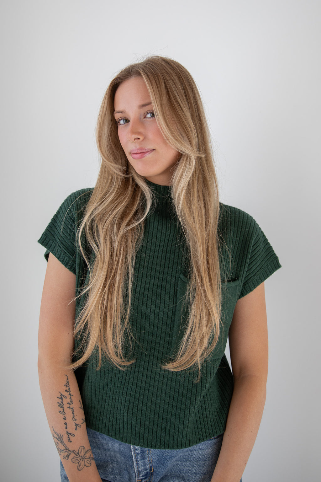 VERONICA POCKET SWEATER TOP