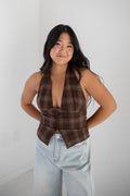 SPICED CIDER PLAID TANK