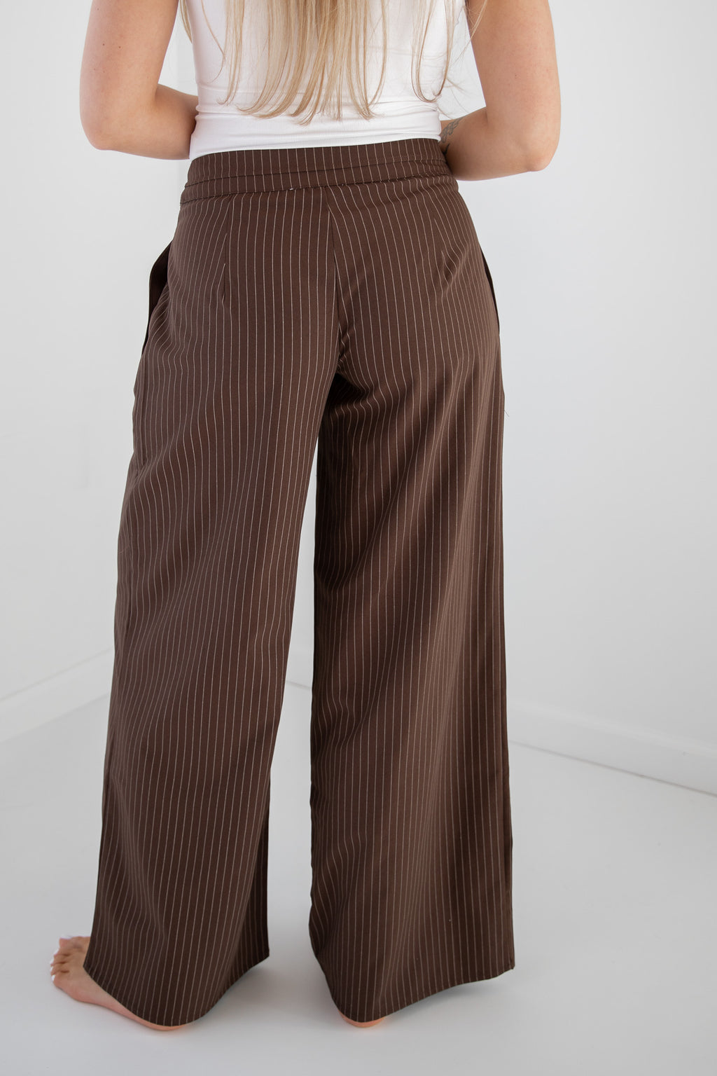 GRACIE STRIPED TROUSERS