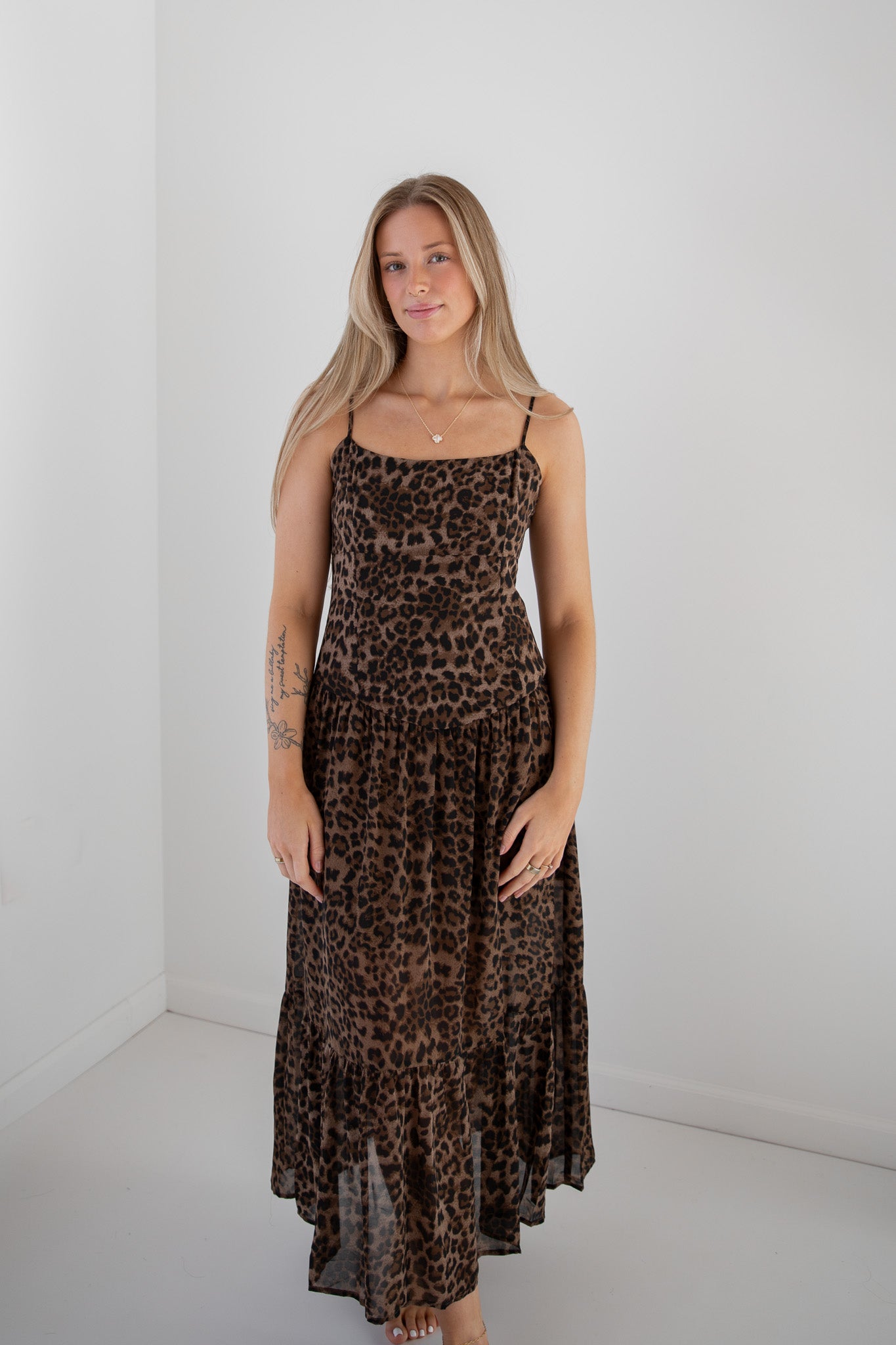 LENNOX LEOPARD PRINT DRESS