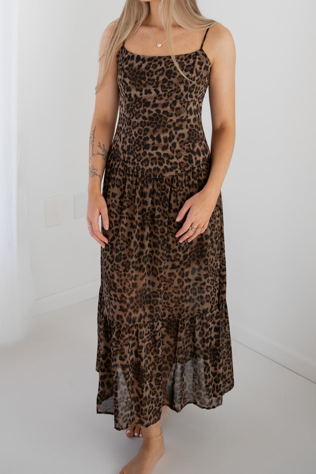 LENNOX LEOPARD PRINT DRESS