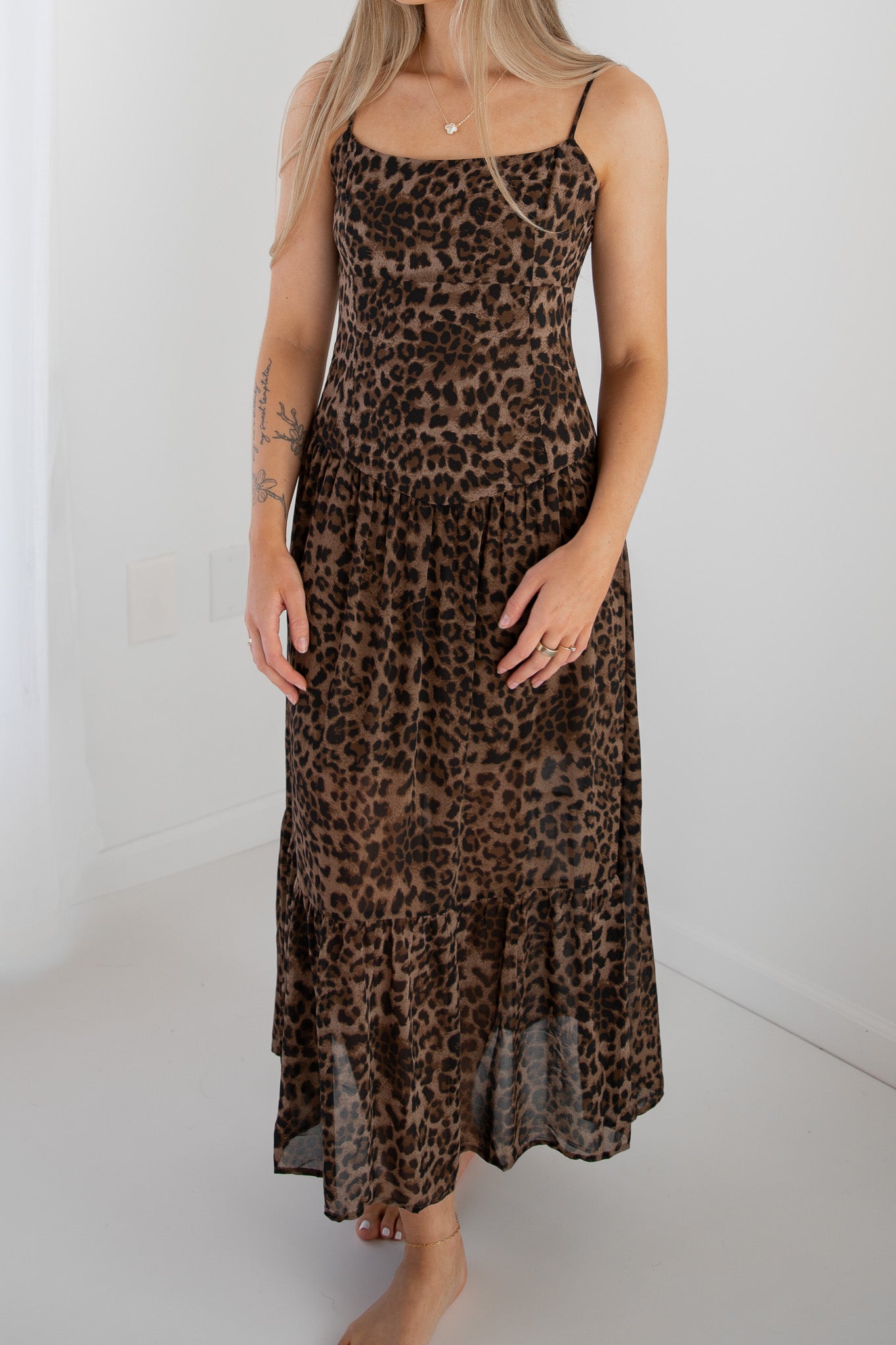 LENNOX LEOPARD PRINT DRESS