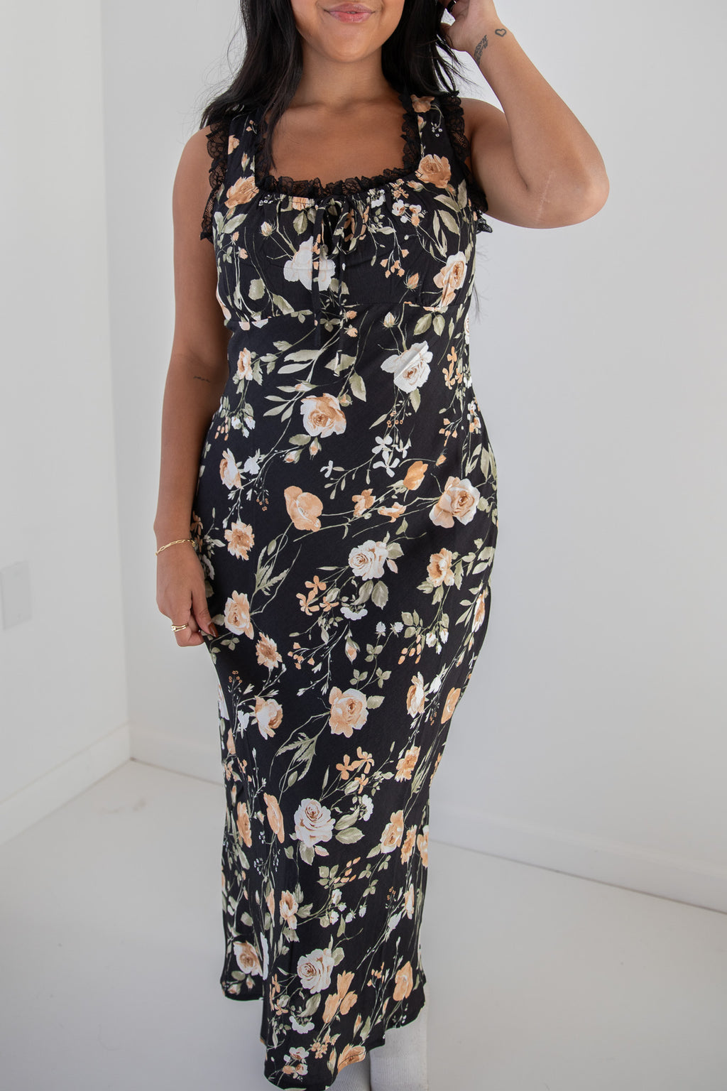 WHEN IN ROME MIDI DRESS