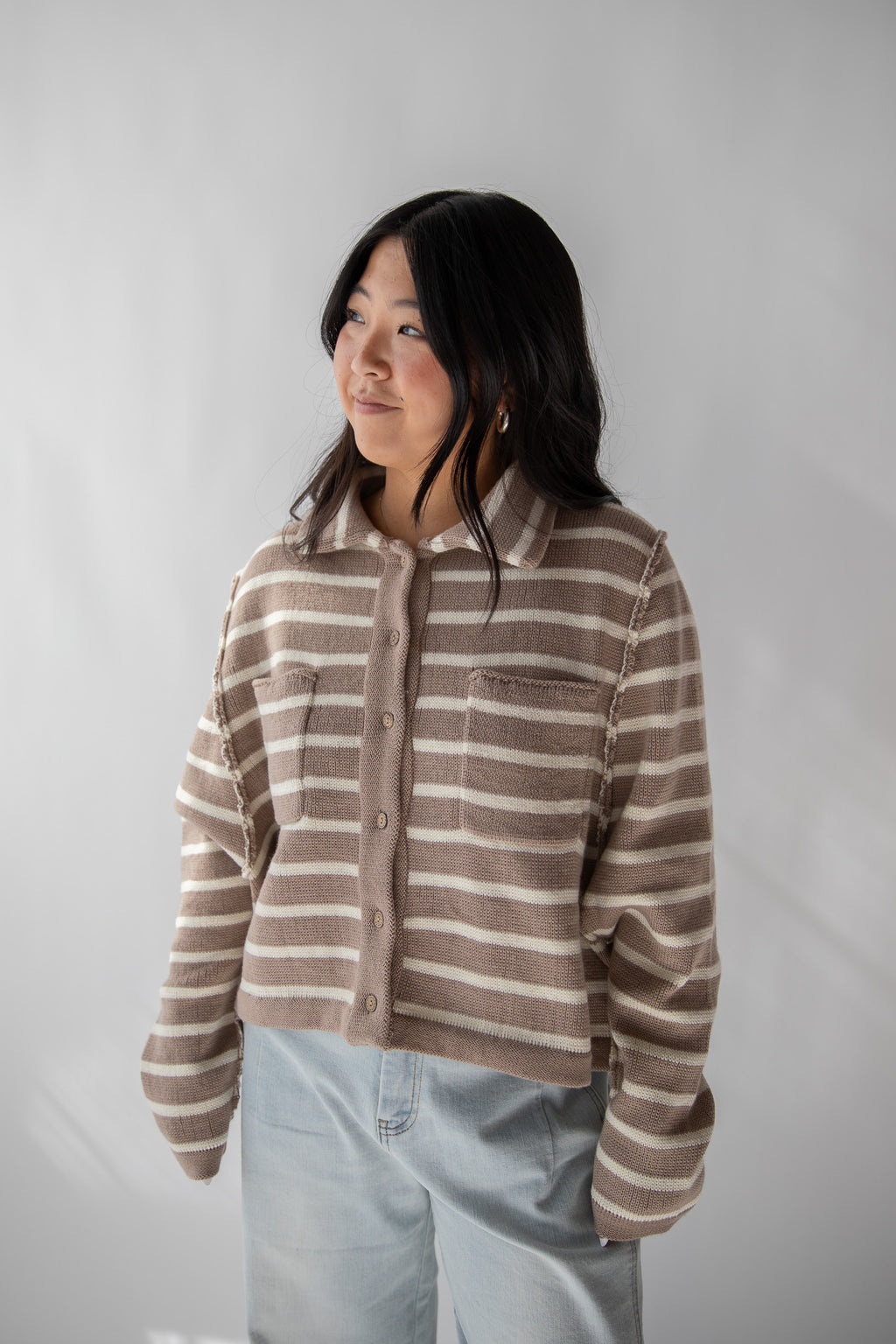 ORCHARD BUTTON DOWN SWEATER