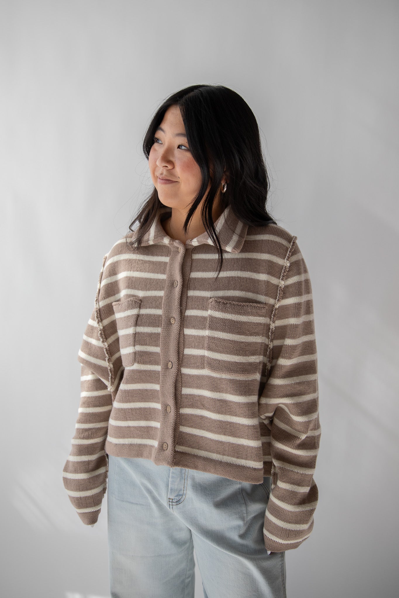 ORCHARD BUTTON DOWN SWEATER