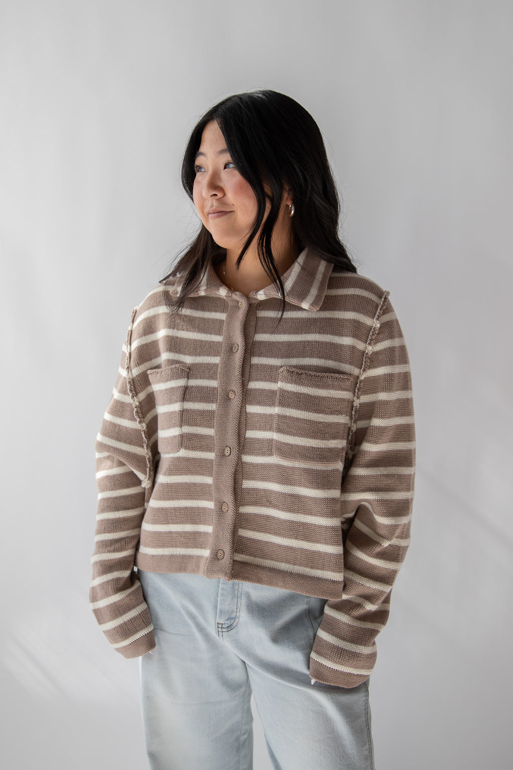 ORCHARD BUTTON DOWN SWEATER