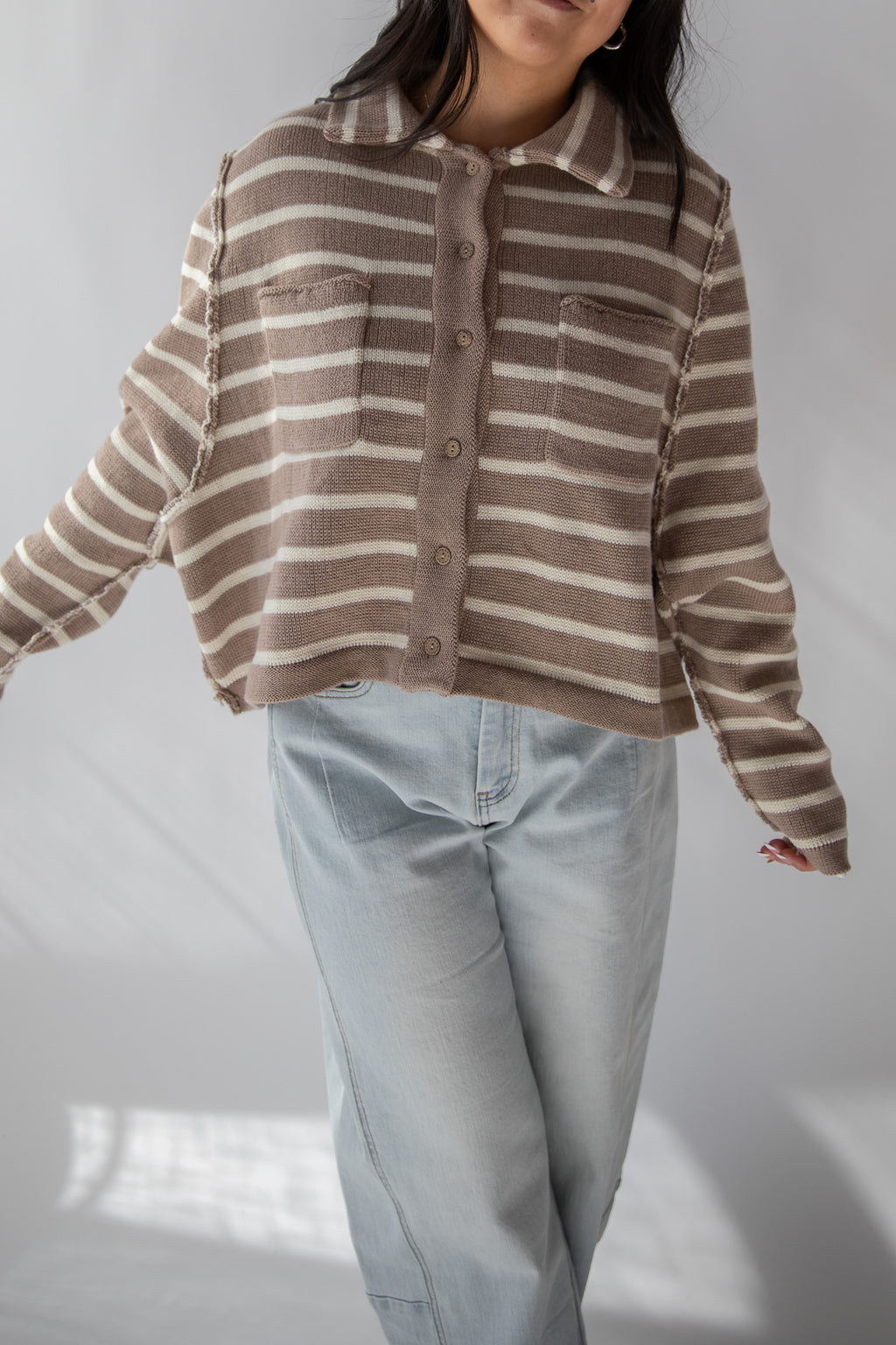 ORCHARD BUTTON DOWN SWEATER