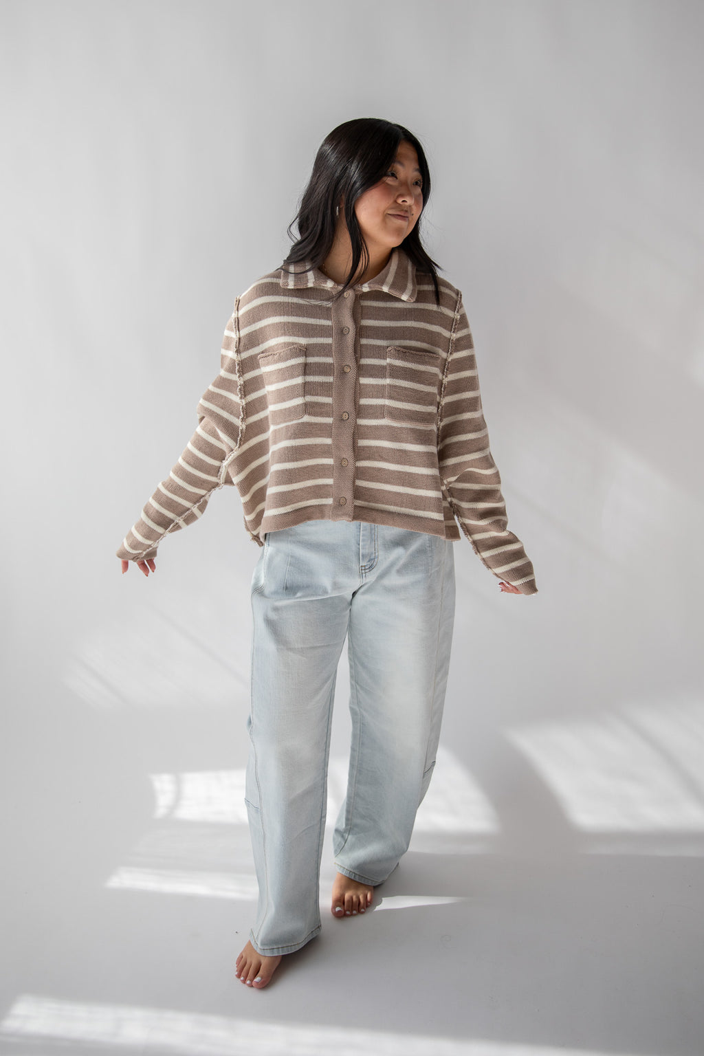 ORCHARD BUTTON DOWN SWEATER