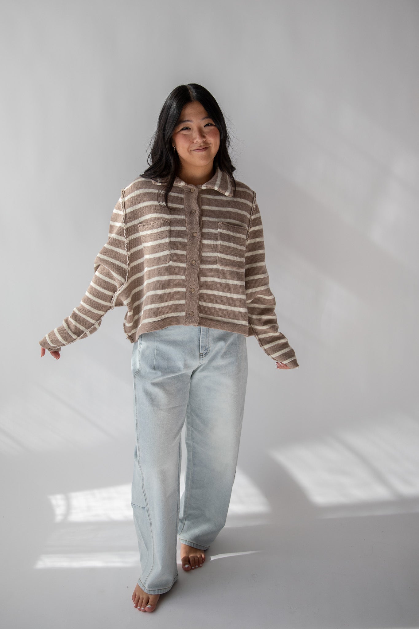 ORCHARD BUTTON DOWN SWEATER