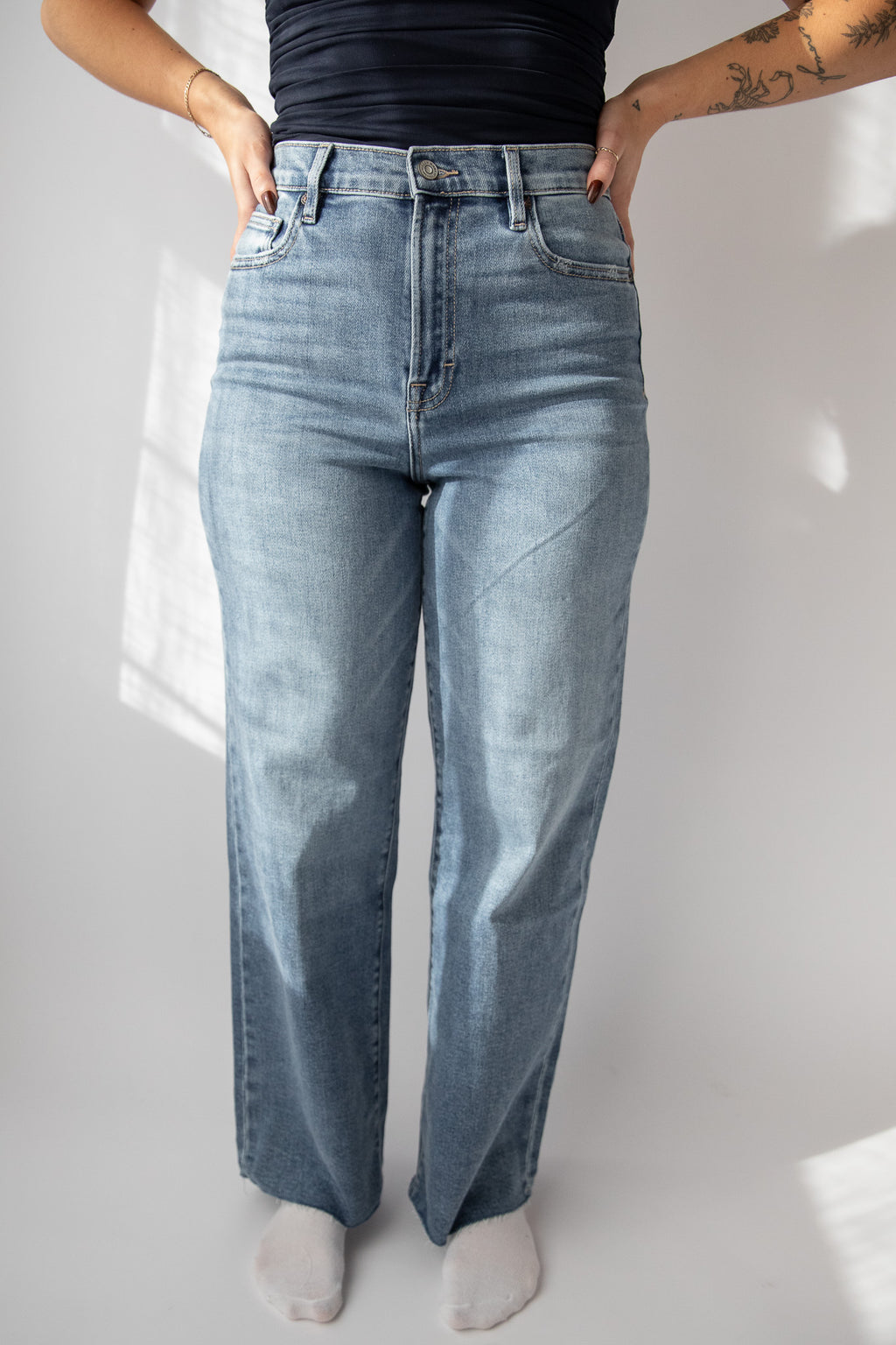 LOGAN HIGH WAIST DAD JEAN