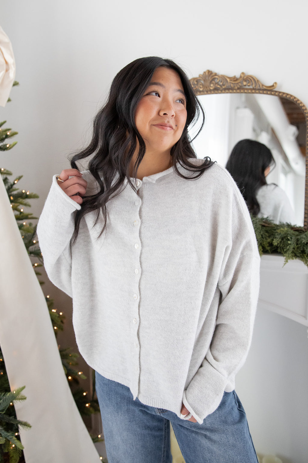 AMELIA BUTTON UP CARDIGAN