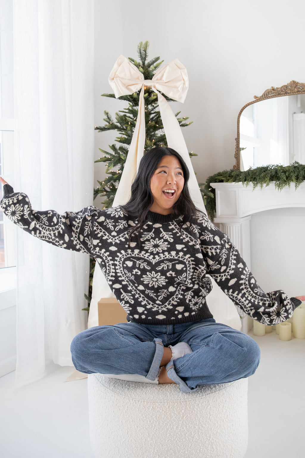 FRANKIE FLORAL SWEATER