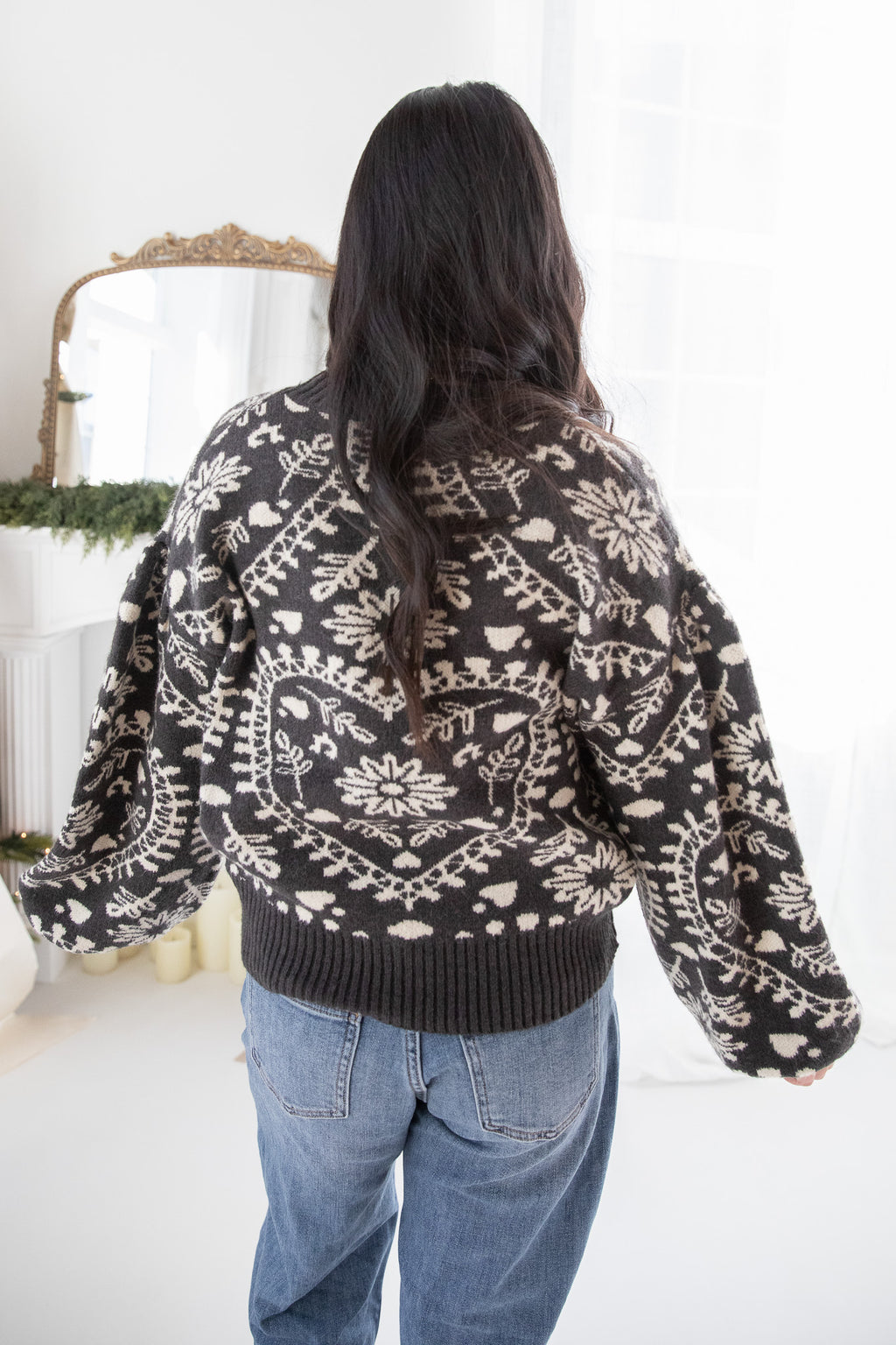 FRANKIE FLORAL SWEATER