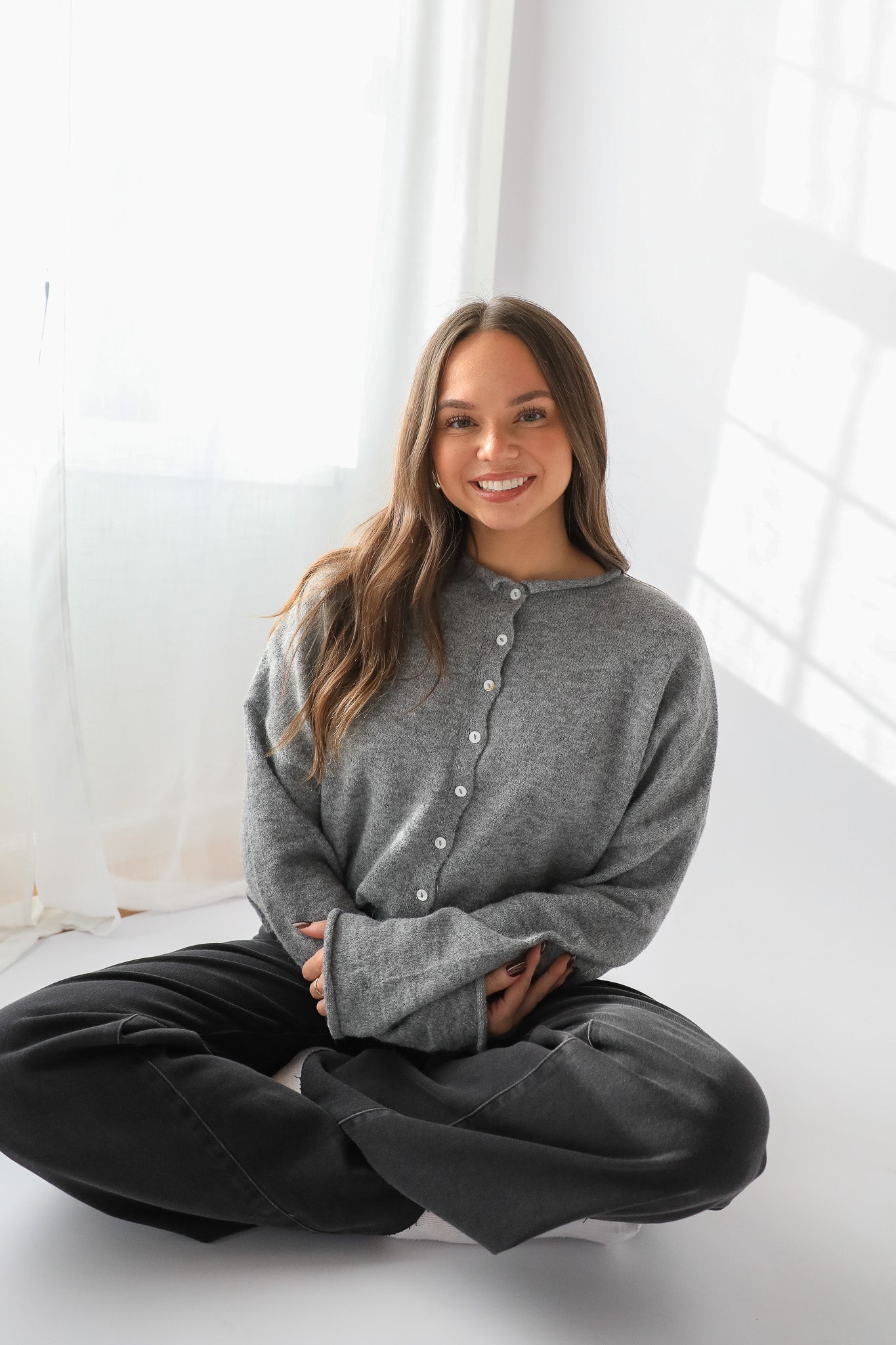 AMELIA BUTTON UP CARDIGAN