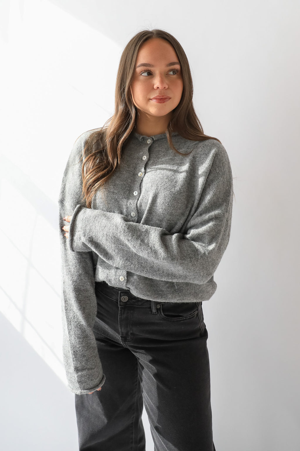 AMELIA BUTTON UP CARDIGAN