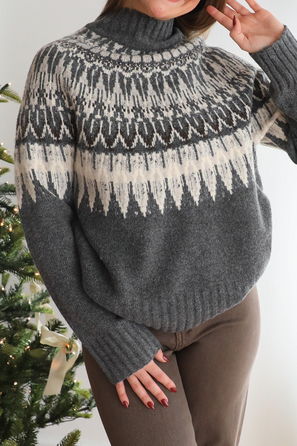 HALLIE FAIRISLE SWEATER