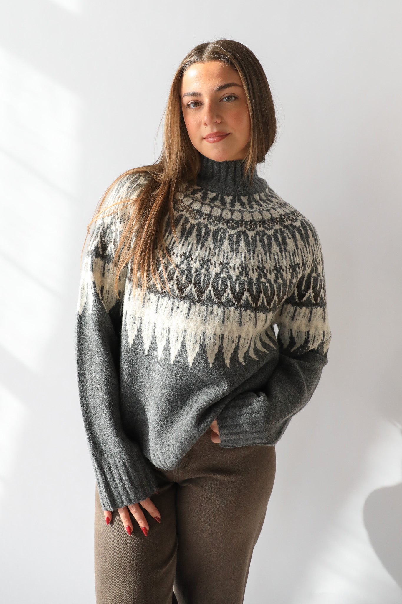 HALLIE FAIRISLE SWEATER