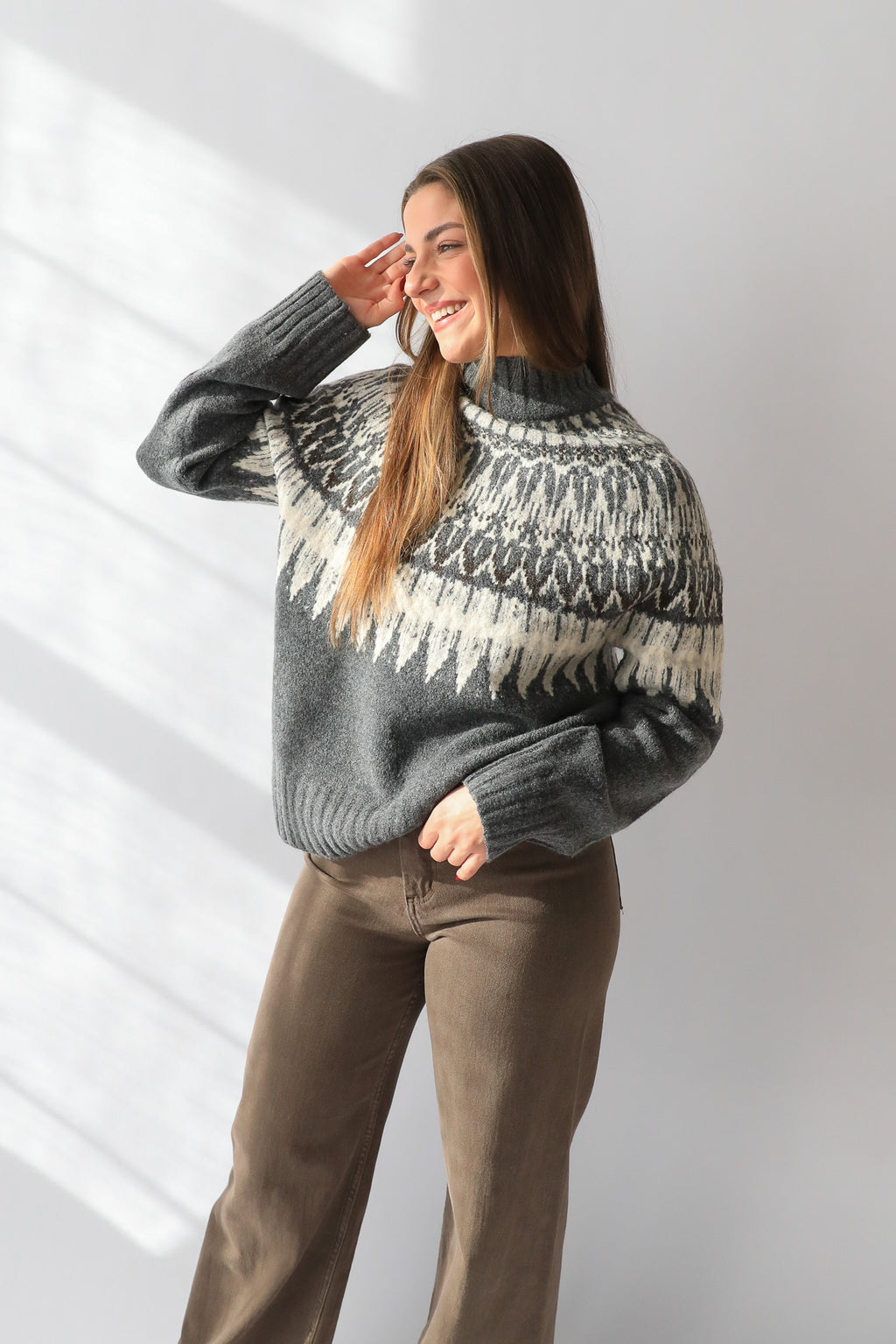 HALLIE FAIRISLE SWEATER
