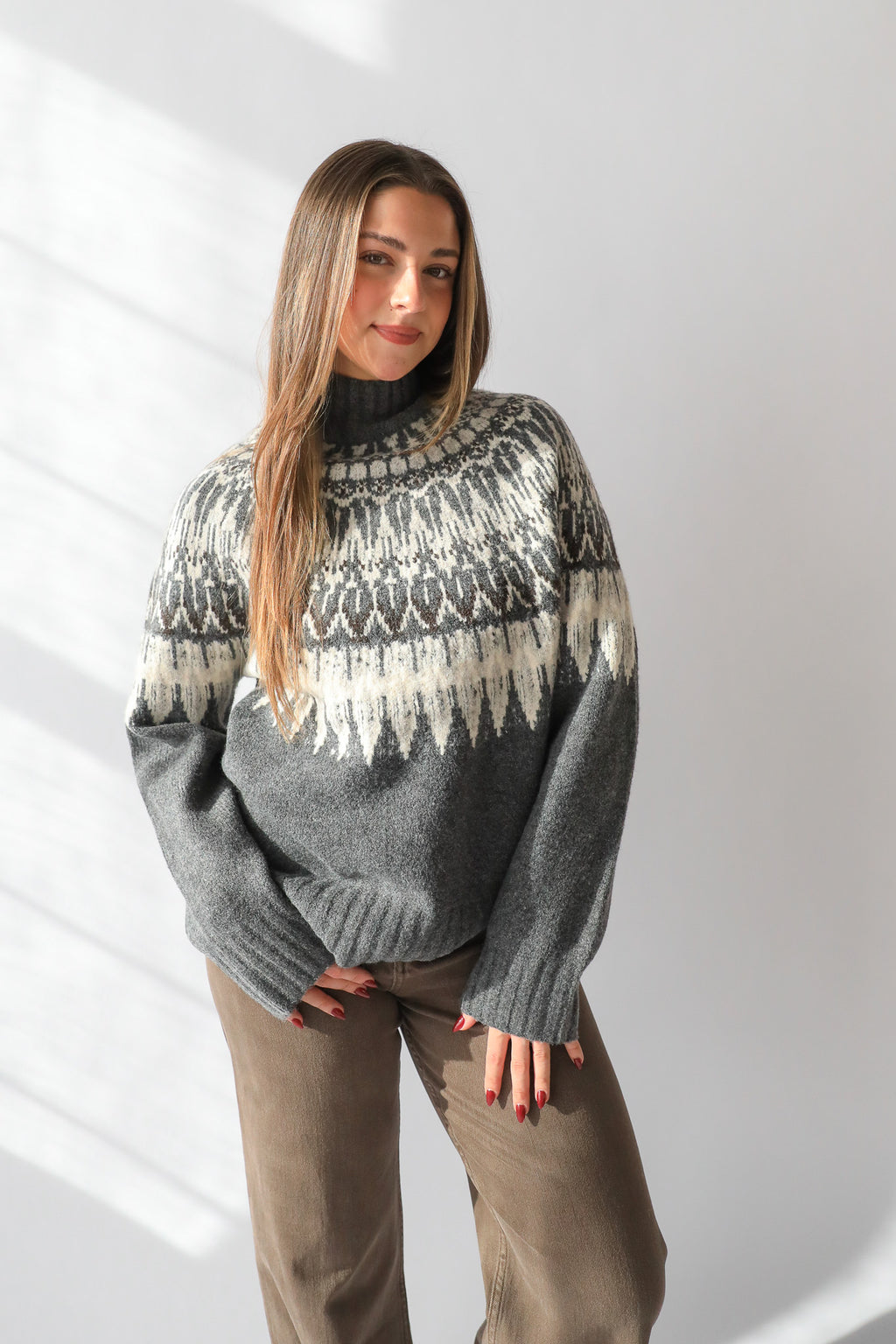 HALLIE FAIRISLE SWEATER