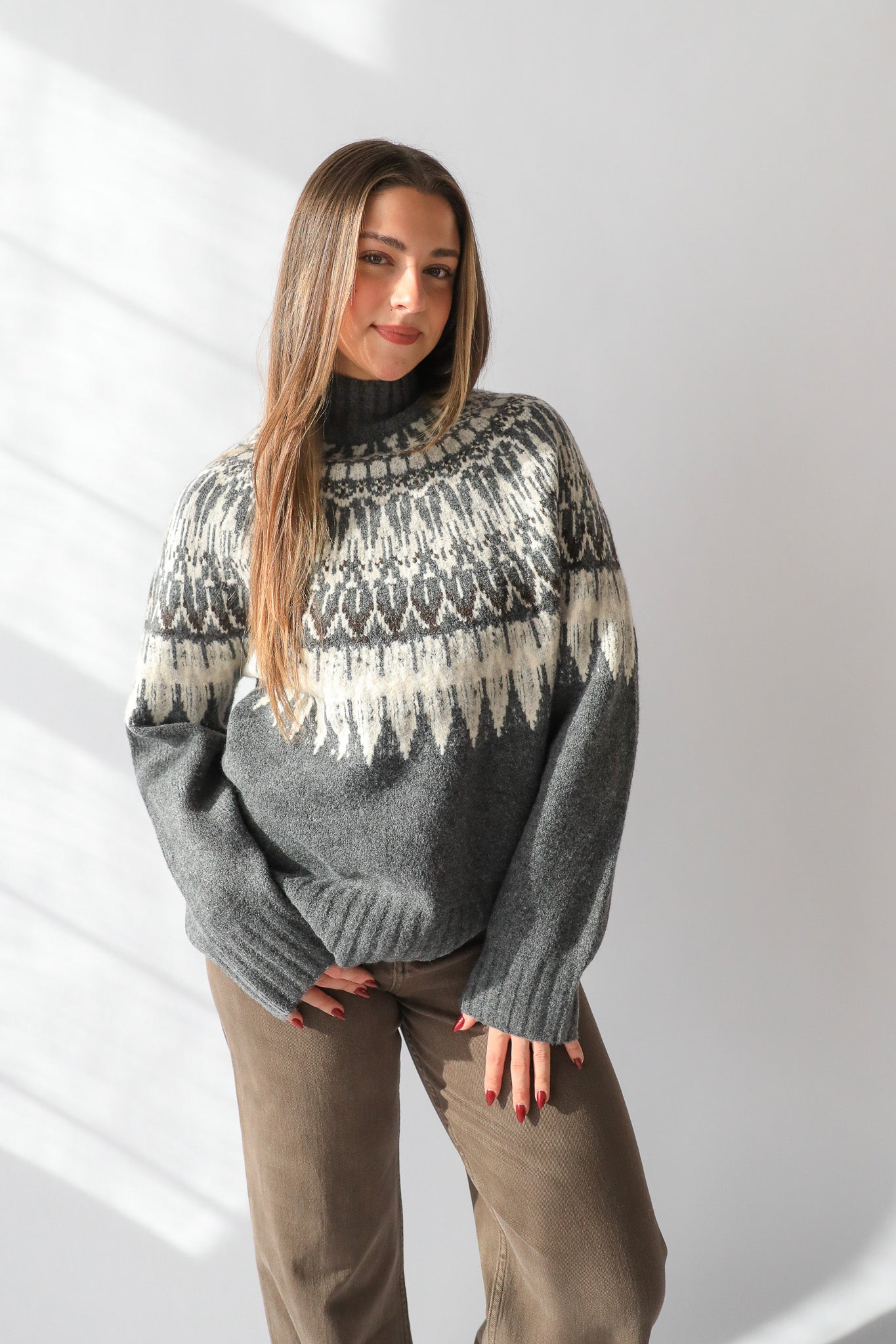 HALLIE FAIRISLE SWEATER