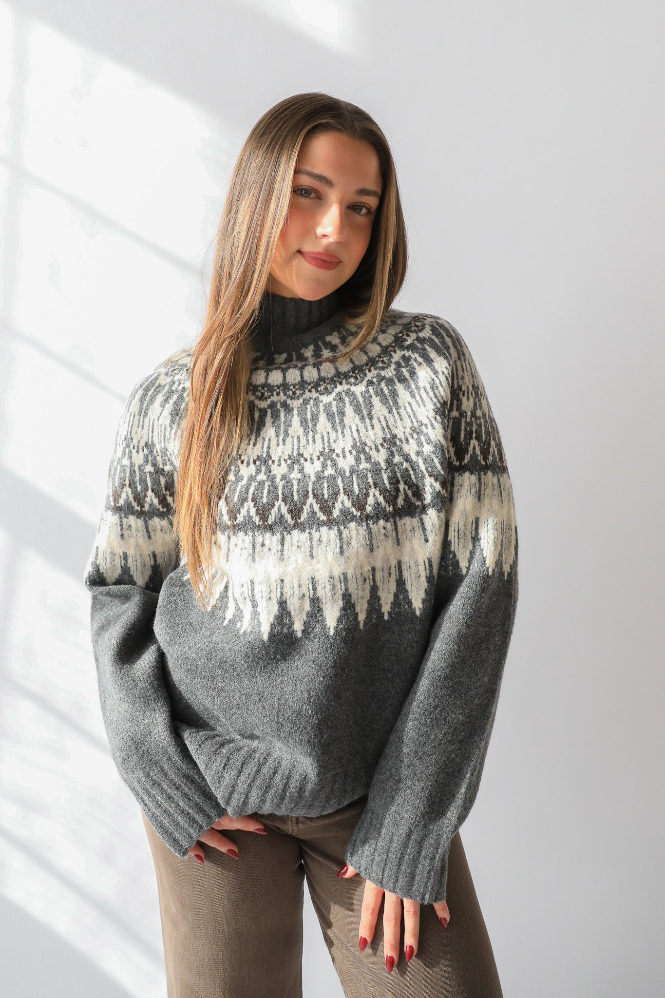 HALLIE FAIRISLE SWEATER